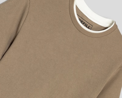 Foto 3 | Playera de Cuello Redondo Café Refill para Hombre