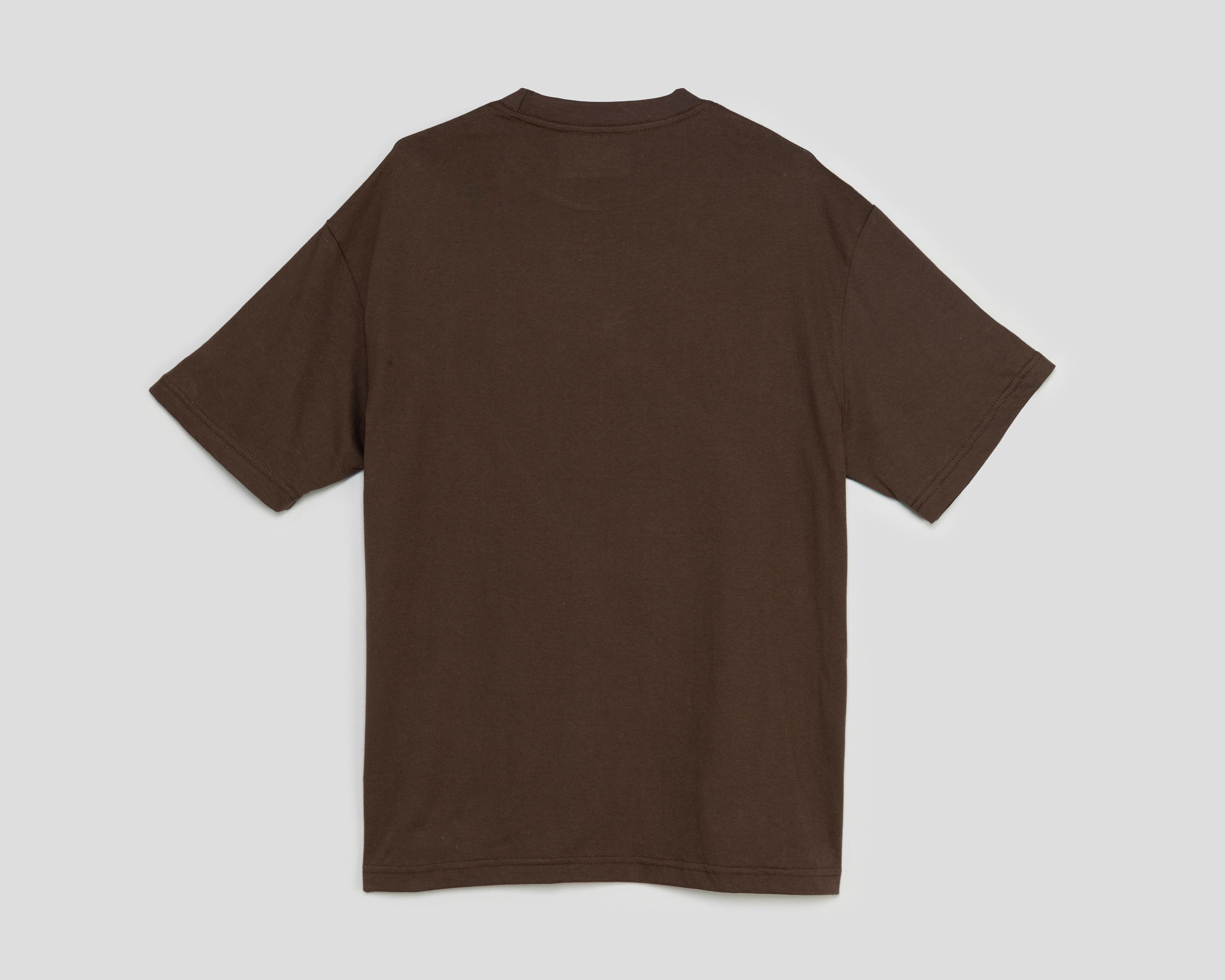 Foto 3 pulgar | Playera de Cuello Redondo Café Strona para Hombre