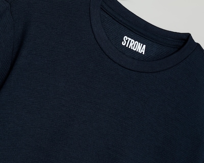 Foto 3 | Playera de Cuello Redondo Azul Strona para Hombre