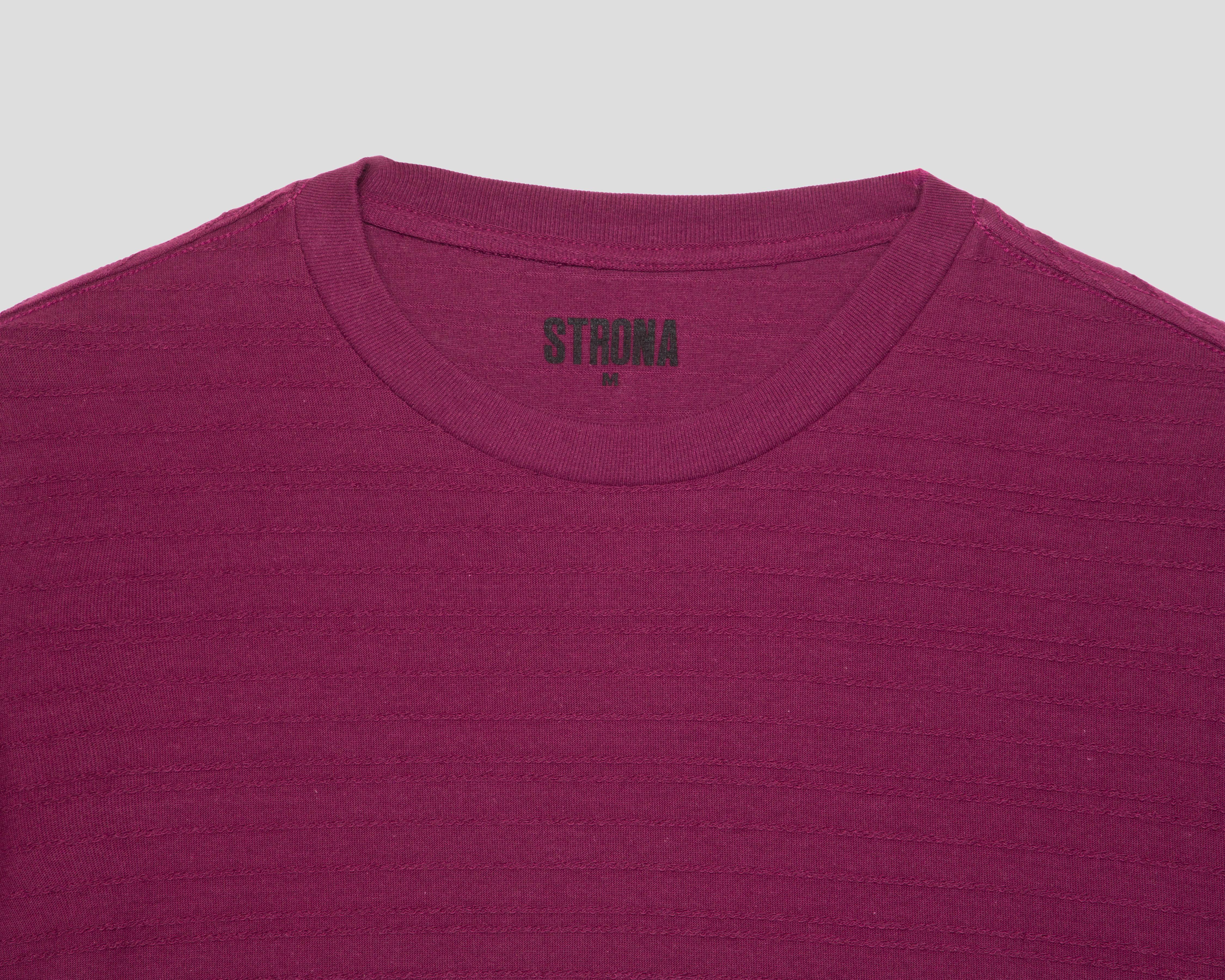 Foto 4 pulgar | Playera de Cuello Redondo Tinta Strona para Hombre