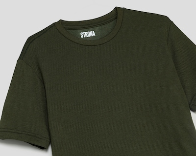 Foto 3 | Playera de Cuello Redondo Verde Strona para Hombre
