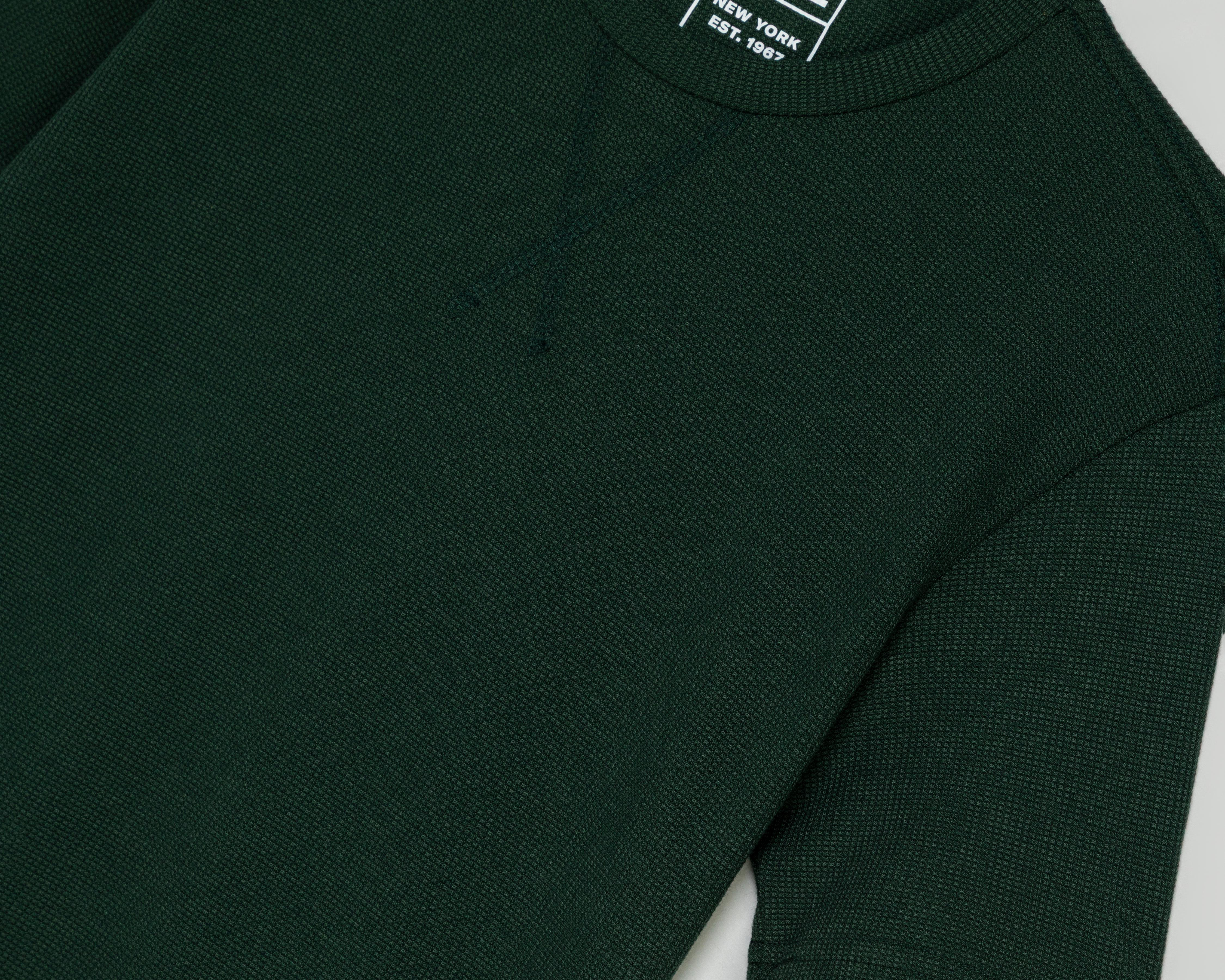 Foto 3 | Playera de Cuello Redondo Verde Refill para Hombre