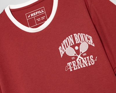 Foto 3 | Playera de Cuello Redondo Marrón Refill para Hombre