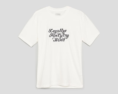 Foto 1 | Playera de Cuello Redondo Blanca Strona para Hombre