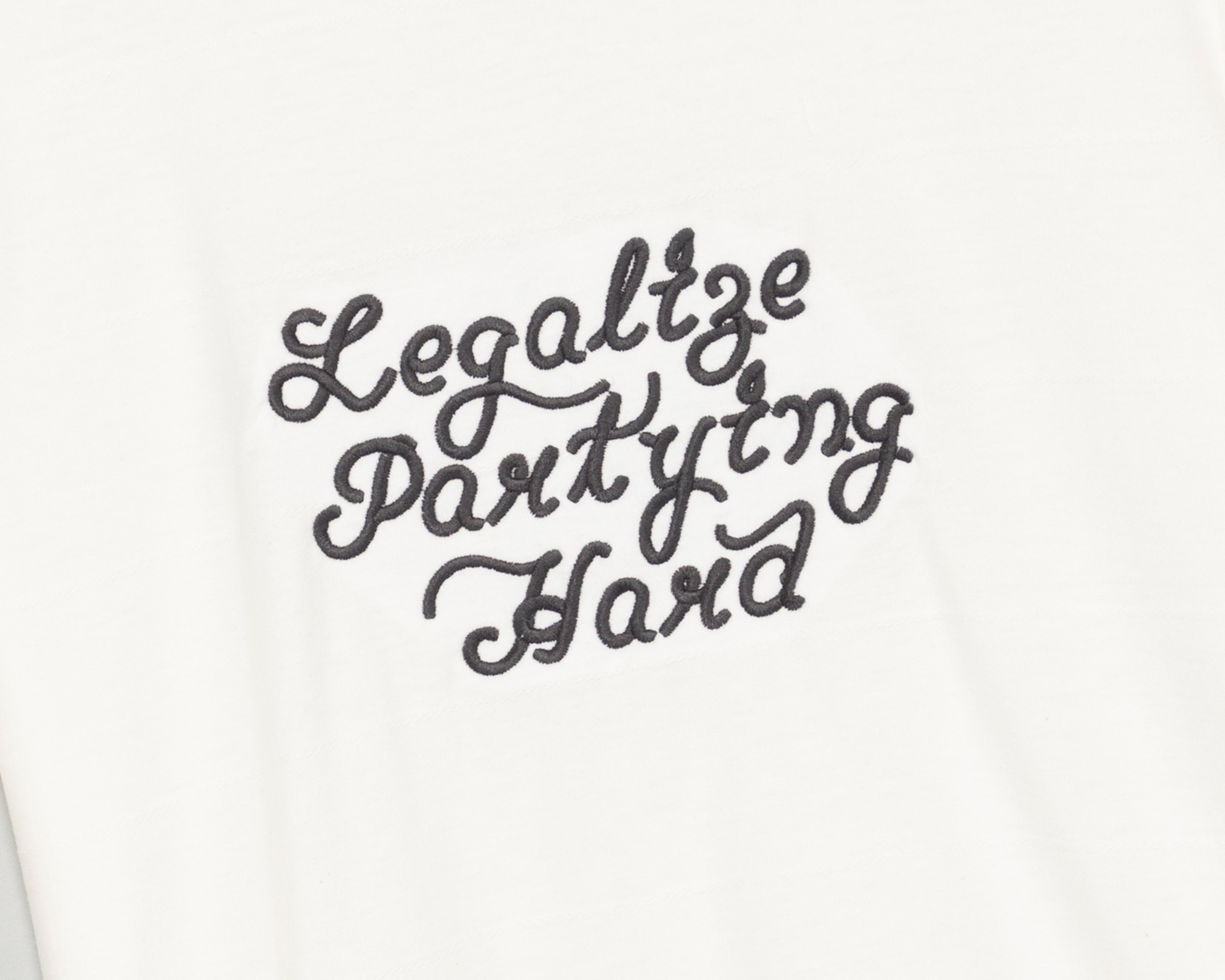 Foto 4 pulgar | Playera de Cuello Redondo Blanca Strona para Hombre