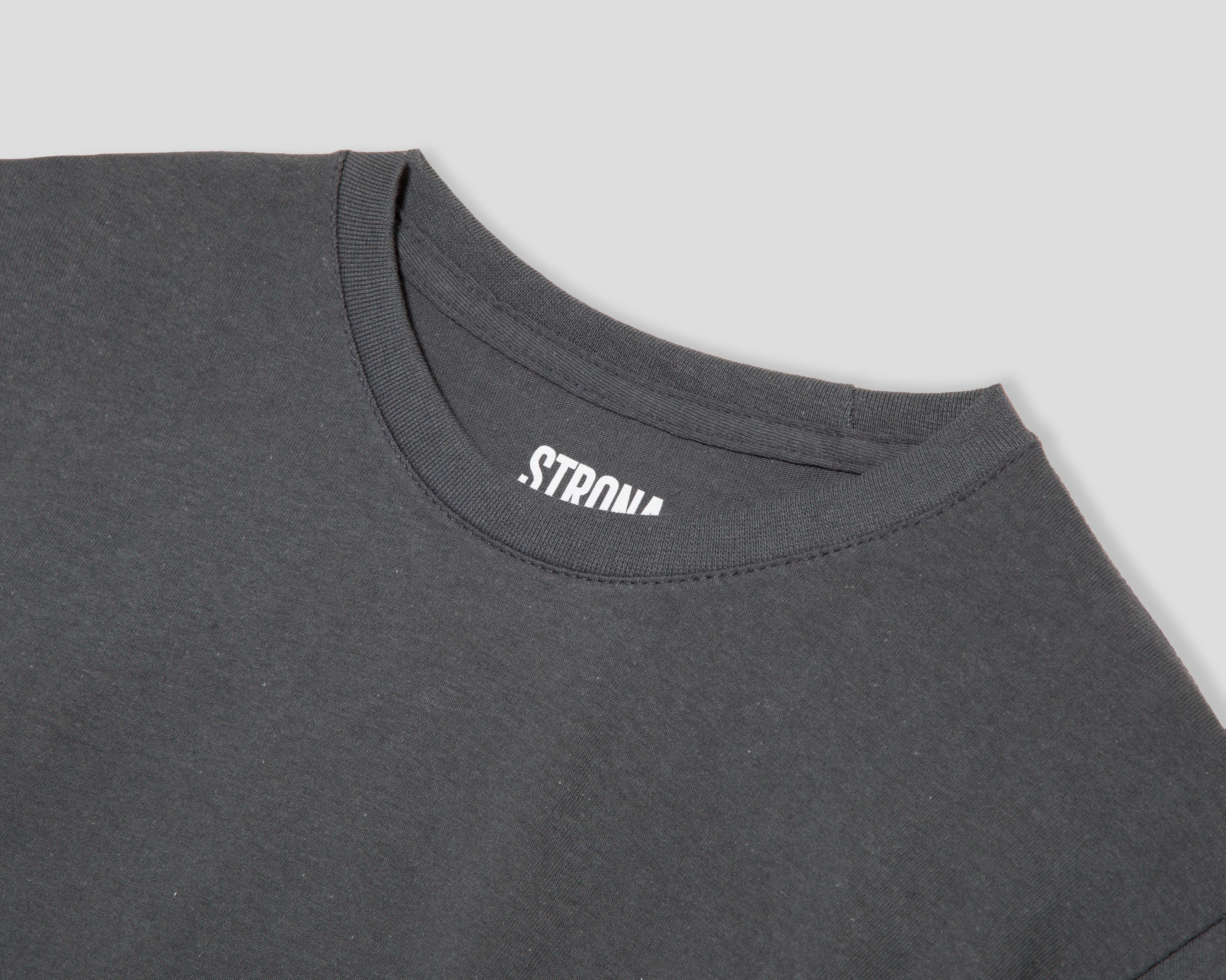 Foto 3 | Playera de Cuello Redondo Gris Strona para Hombre