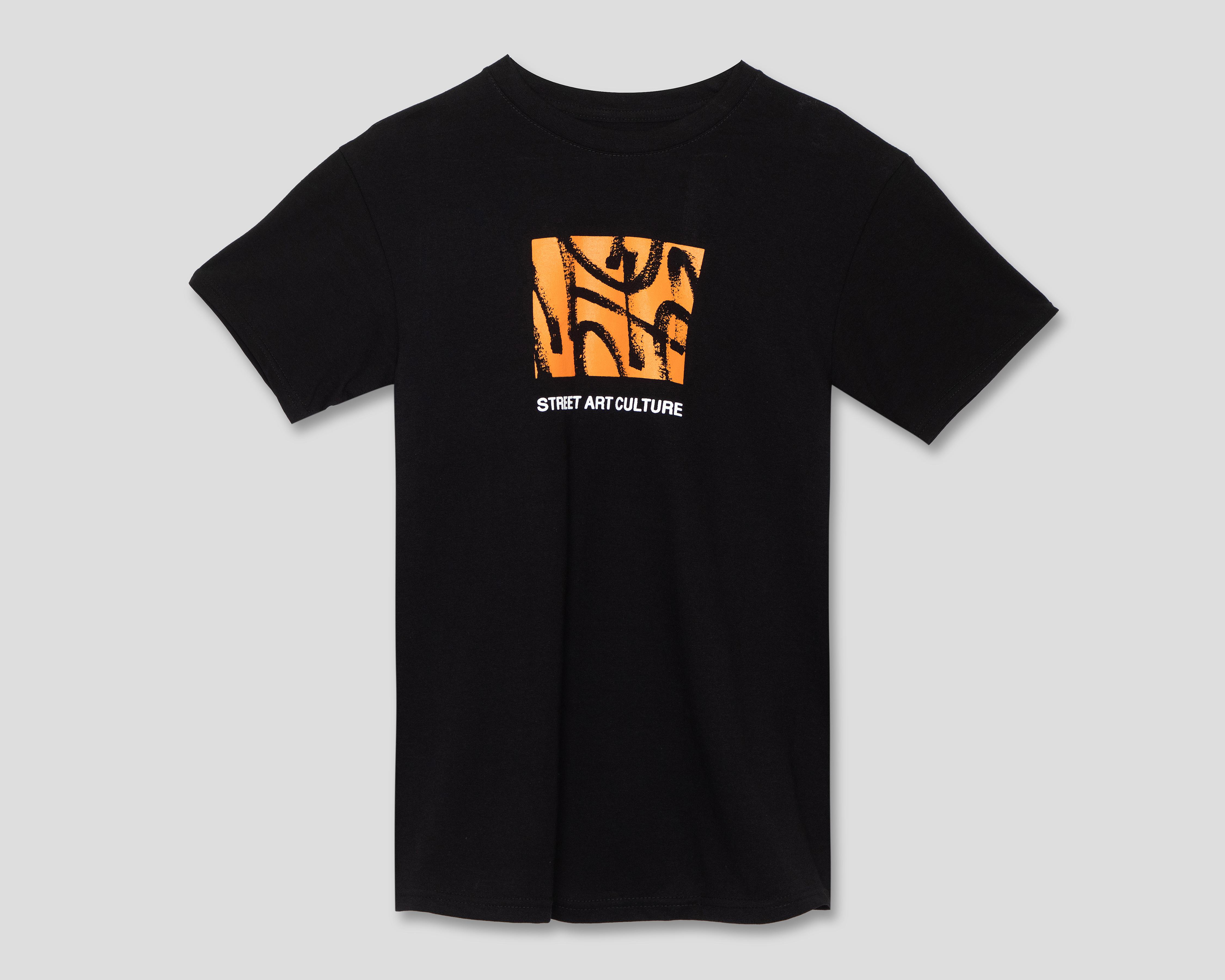 Foto 1 | Playera de Cuello Redondo Negra Neo*City  para Hombre