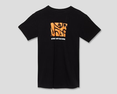Foto 1 | Playera de Cuello Redondo Negra Neo*City para Hombre