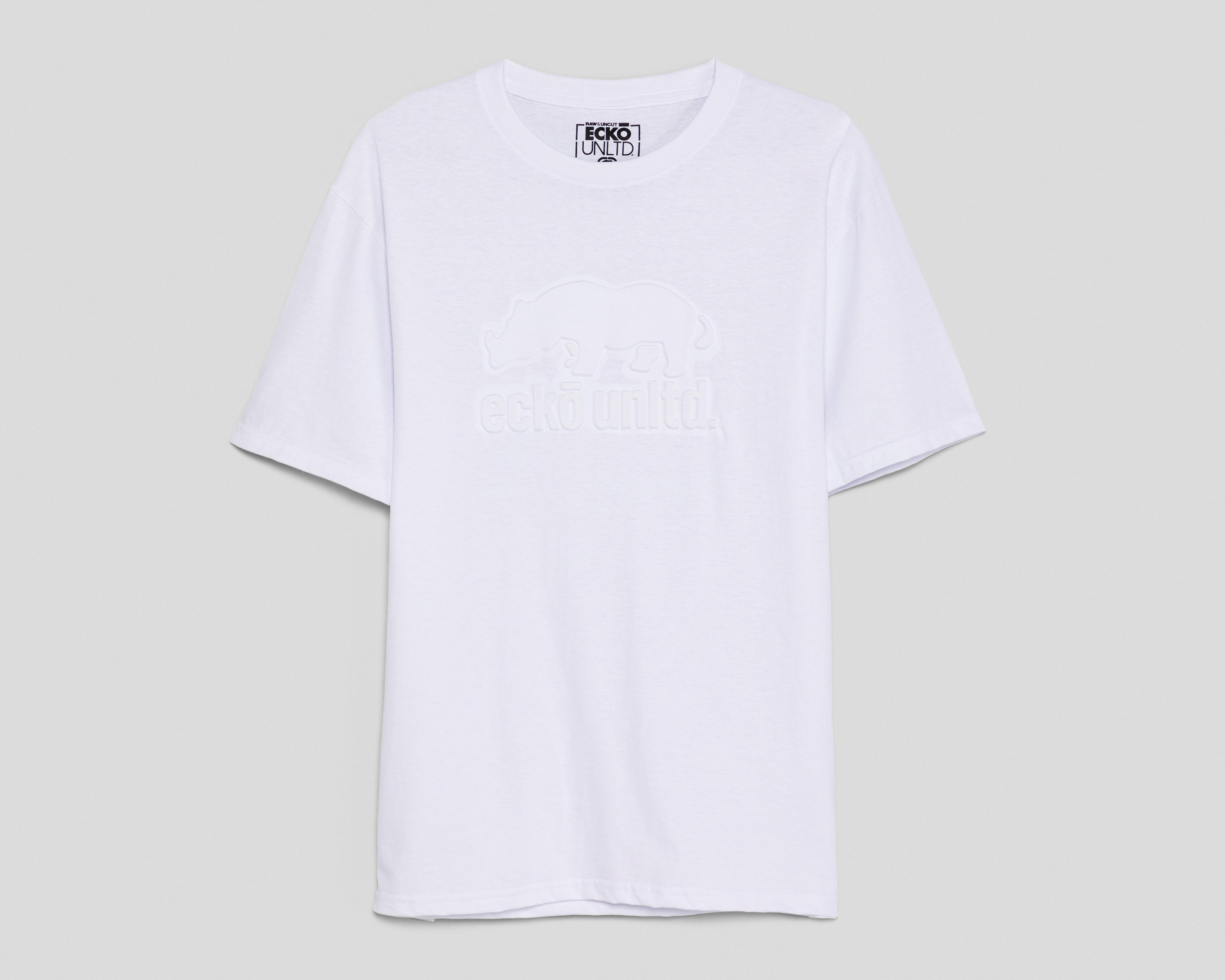 Foto 2 pulgar | Playera Cuello Redondo Blanca Ecko Untld. para Hombre