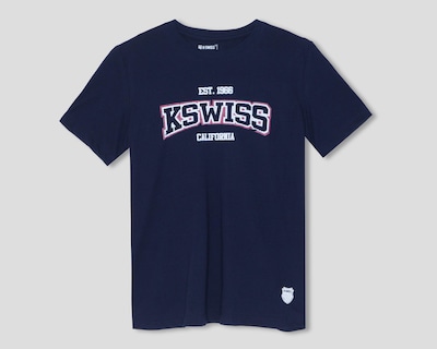 Foto 1 | Playera de Cuello Redondo Azul Marino K-Swiss para Hombre
