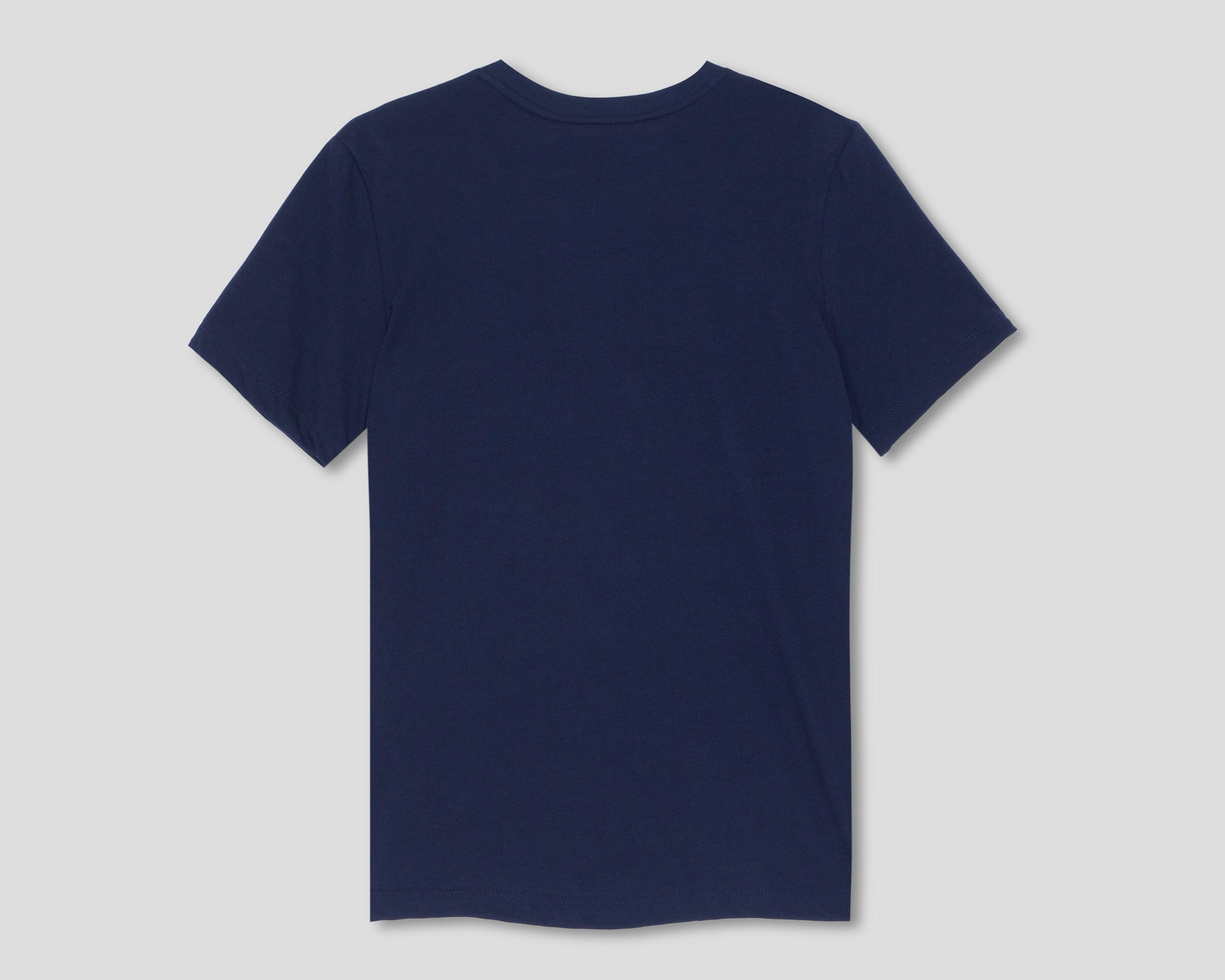 Foto 3 pulgar | Playera de Cuello Redondo Azul Marino K-Swiss para Hombre