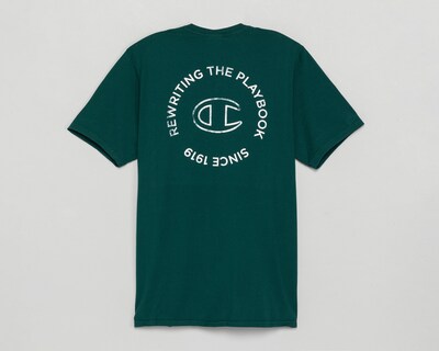 Foto 2 | Playera de Cuello Redondo Verde Champion para Hombre