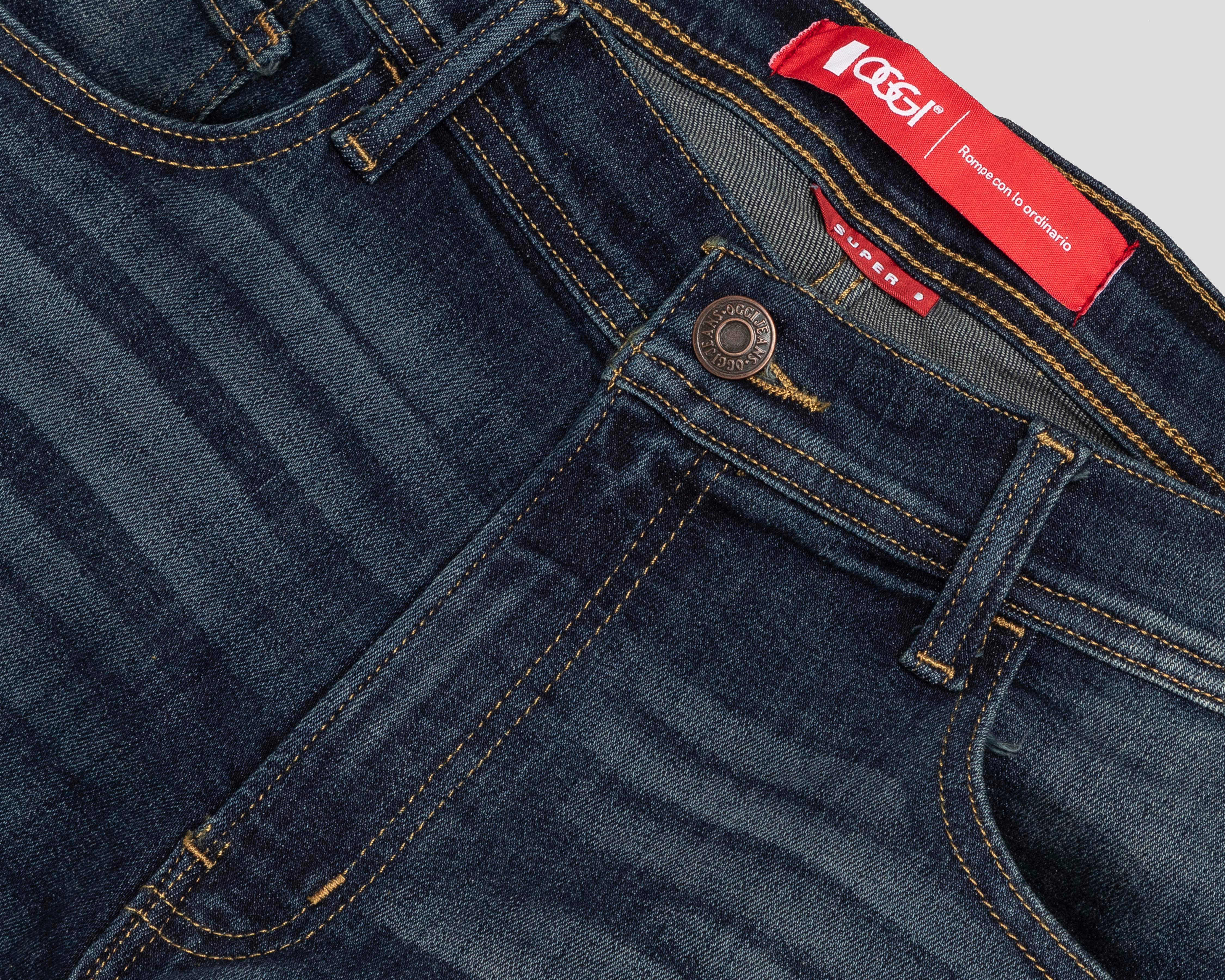 Foto 4 pulgar | Jeans Slim Oggi Iron Super para Hombre