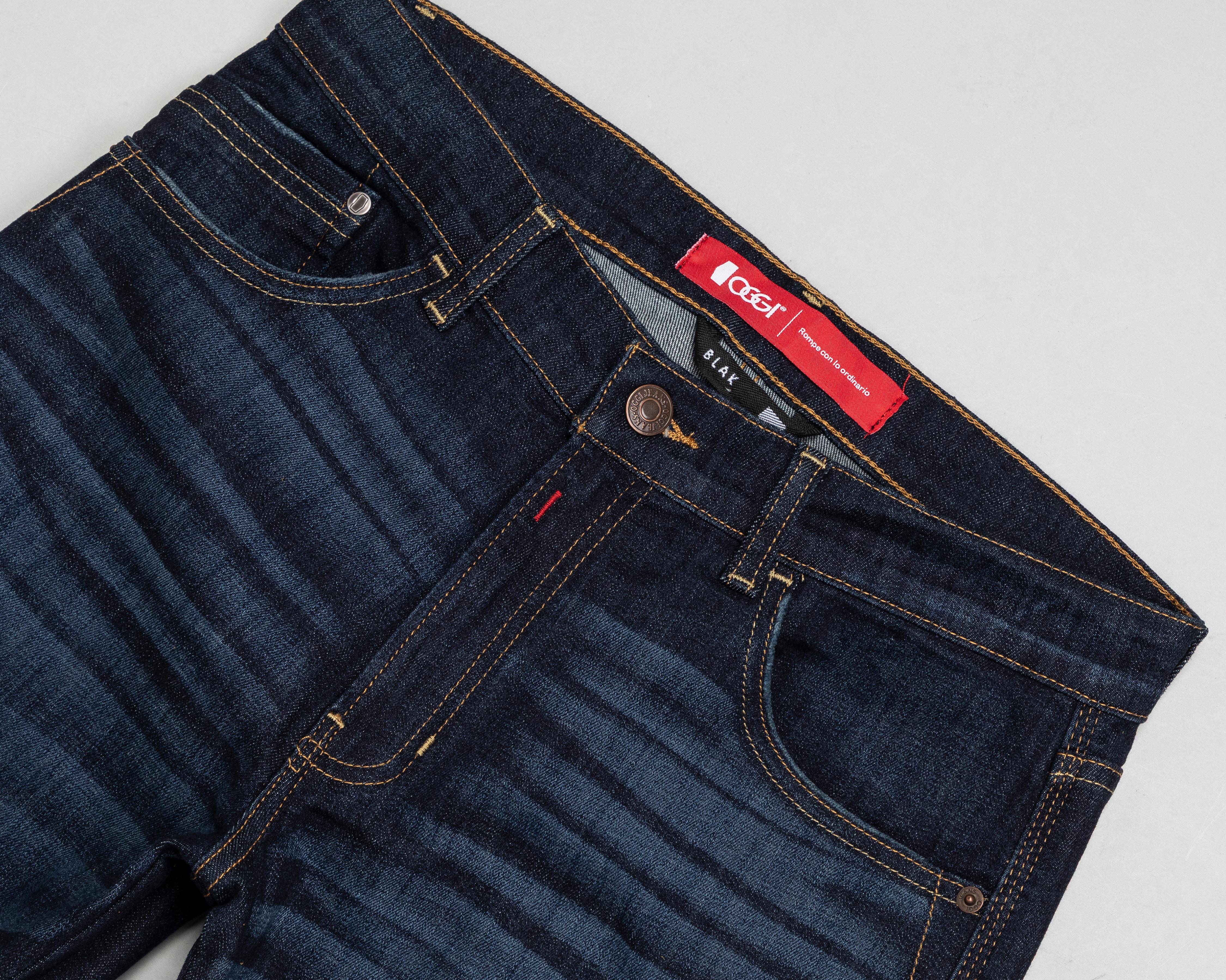 Foto 4 pulgar | Jeans Slim Straight Oggi Vaxter para Hombre