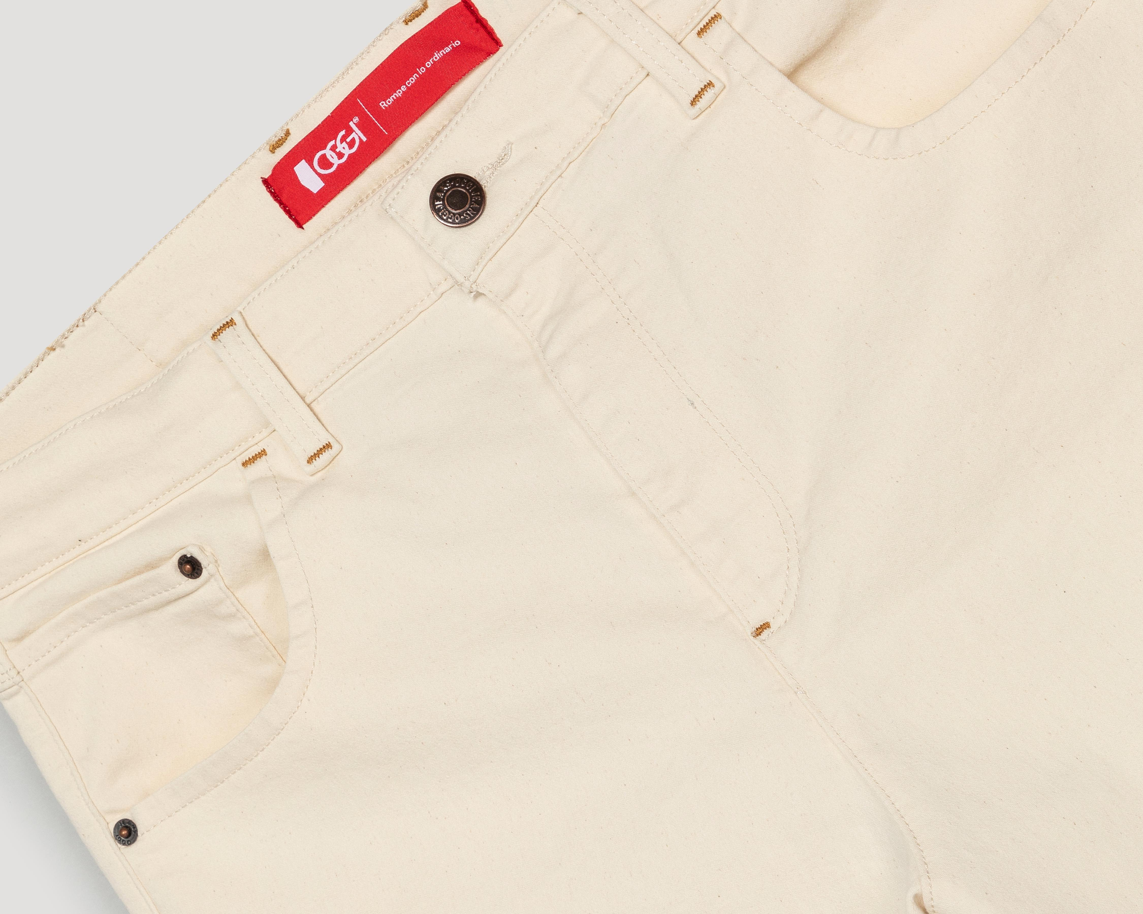 Foto 4 pulgar | Pantalón Khaki Oggi Beige para Hombre