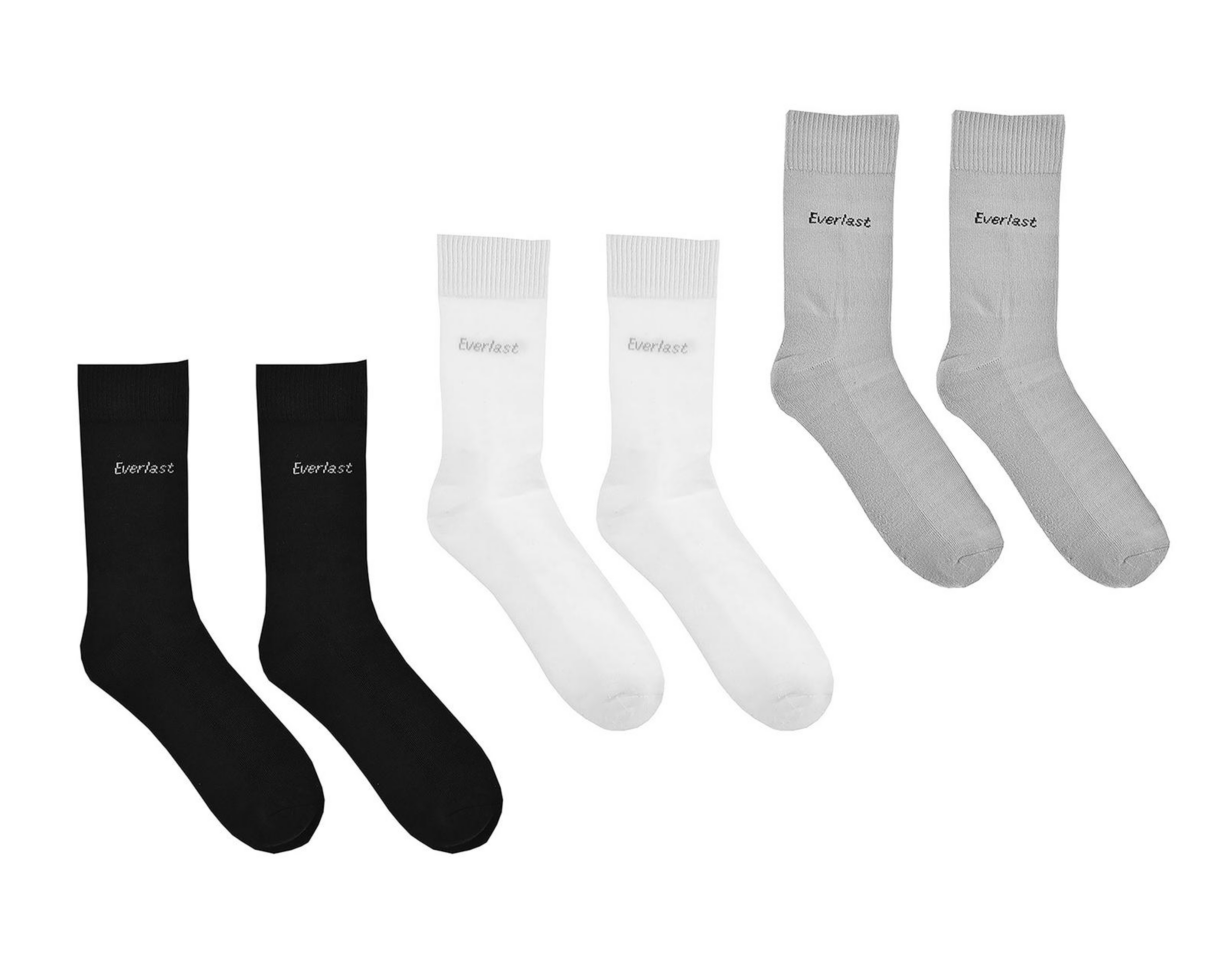 Foto 1 | Calcetas Largas Deportivas Everlast para Hombre 6 Pares