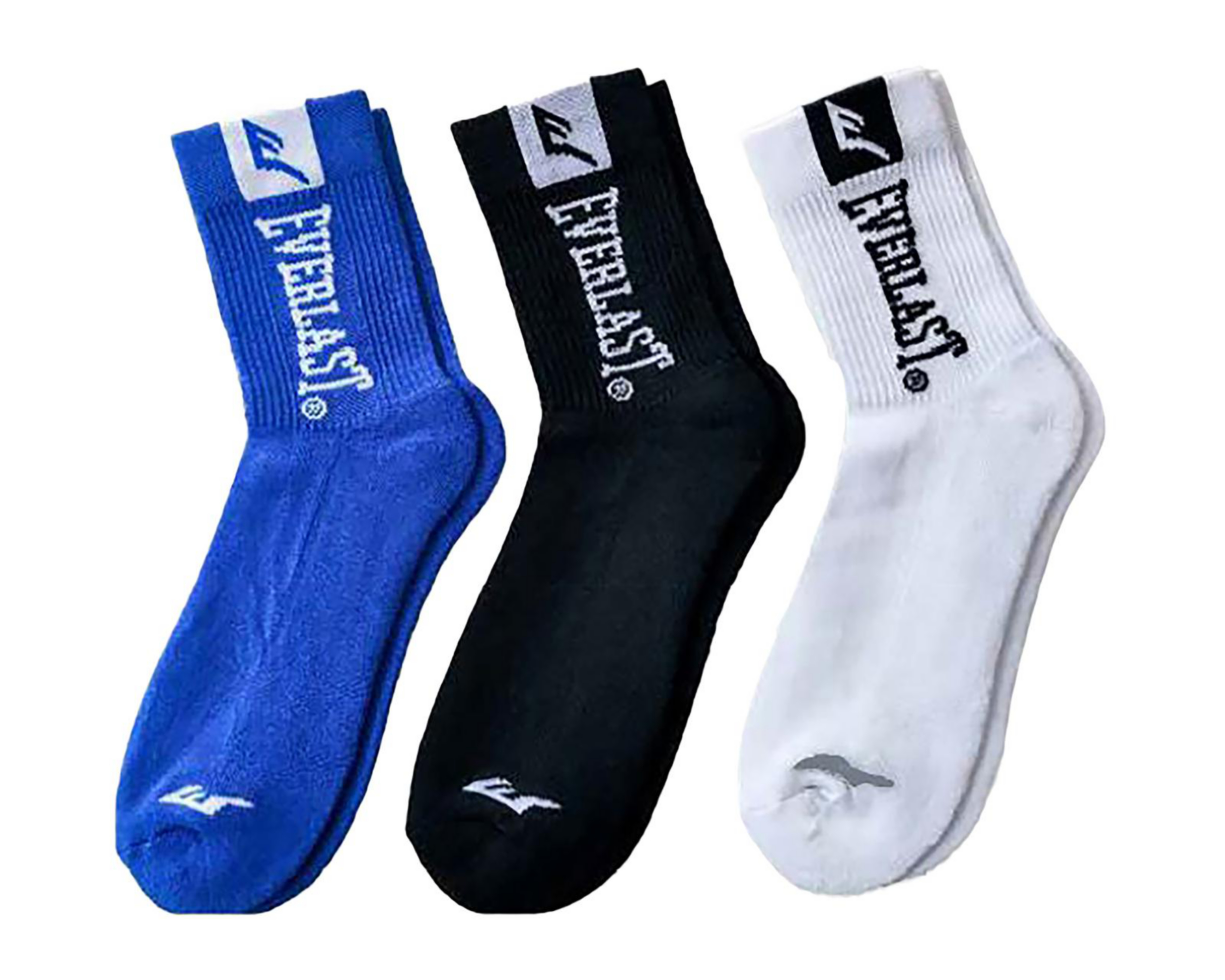 Foto 5 | Calcetas Largas Deportivas Everlast para Hombre 3 Pares