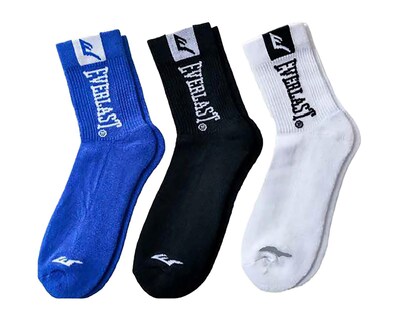Foto 5 | Calcetas Largas Deportivas Everlast para Hombre 3 Pares