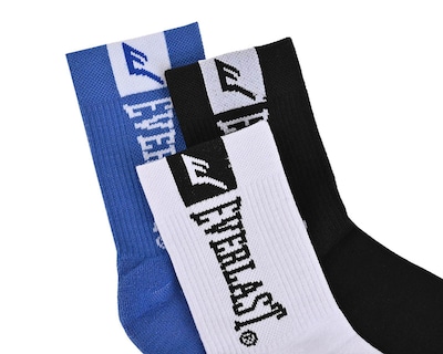 Foto 6 | Calcetas Largas Deportivas Everlast para Hombre 3 Pares