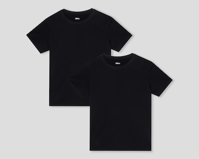 Foto 1 | Playera Interior Cuello Redondo Wilson Negra para Hombre