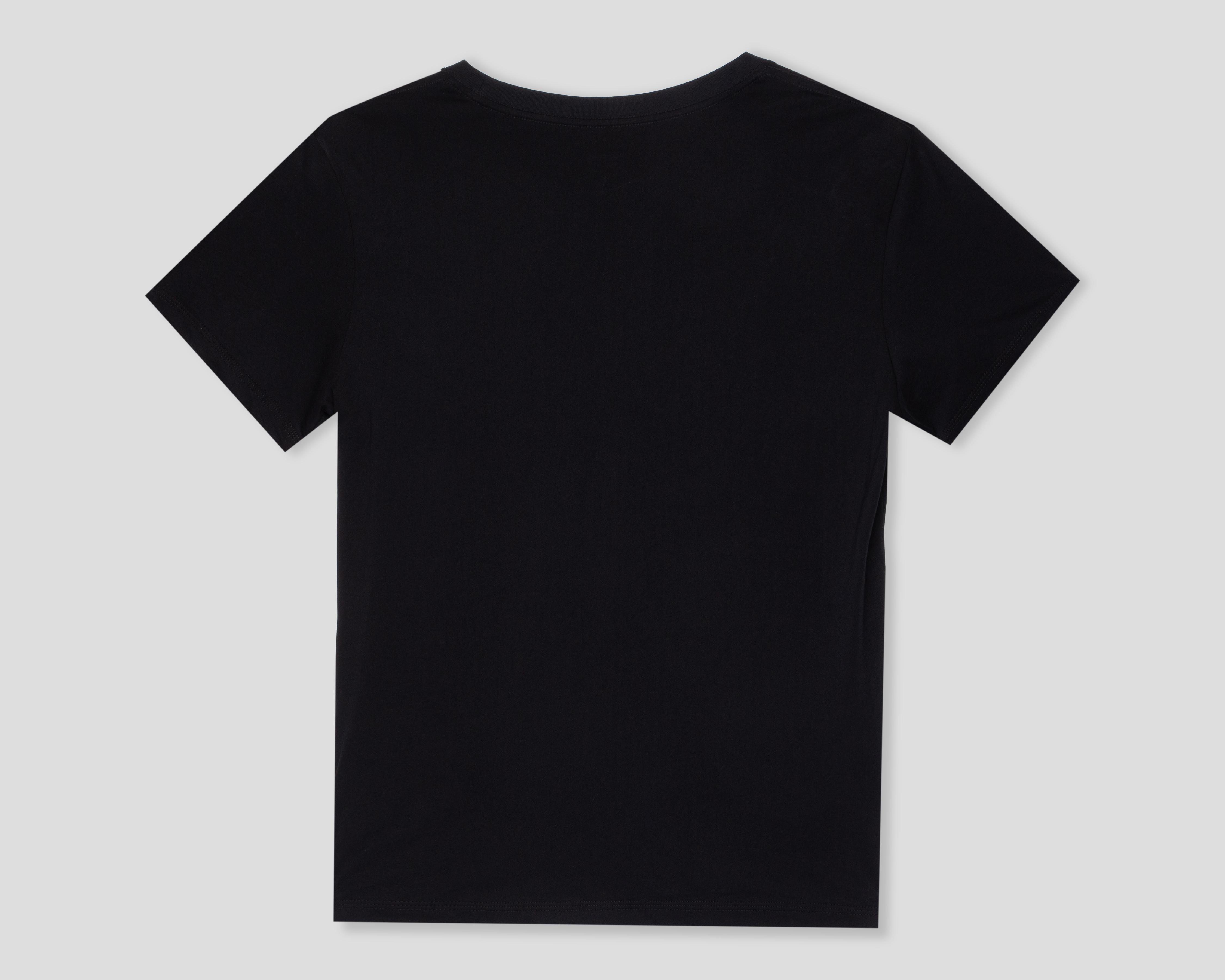 Foto 2 | Playera Interior Cuello Redondo Wilson Negra para Hombre
