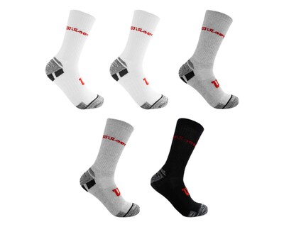 Foto 1 | Calcetas Largas Deportivas Wilson para Hombre 5 Pares