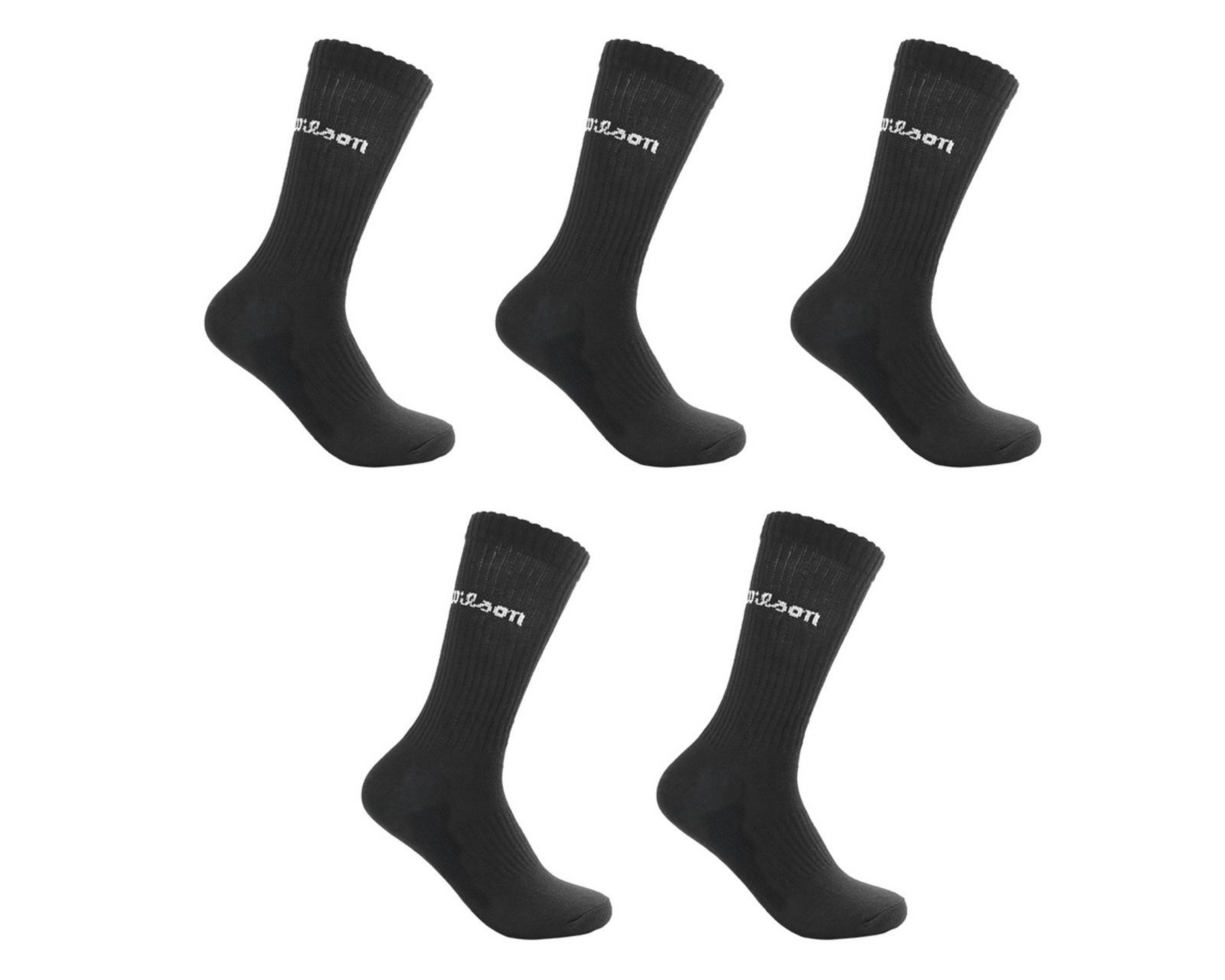 Calcetas Largas Deportivas Wilson para Hombre 5 Pares $119