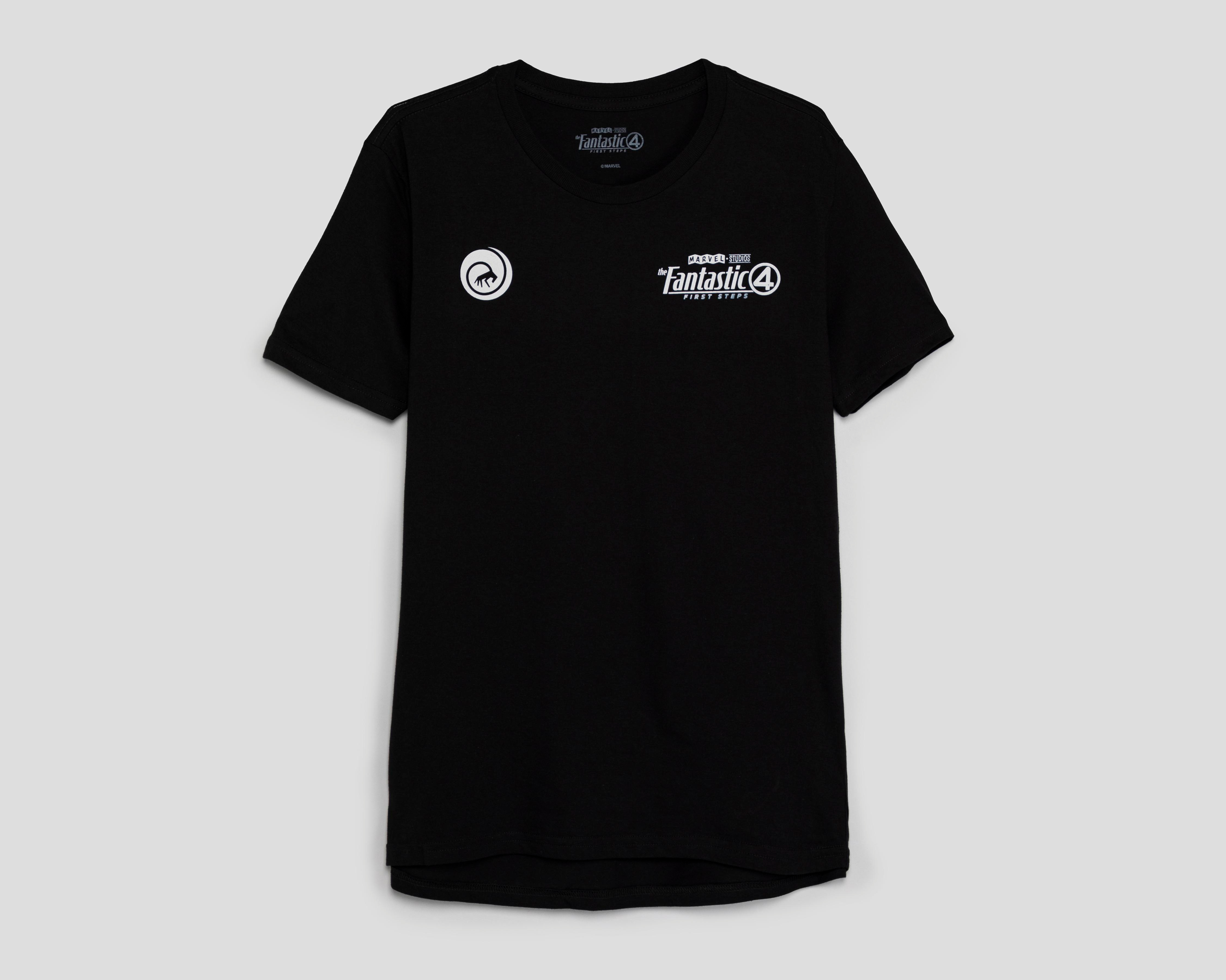 Playera de Cuello Redondo Negra Marvel para Hombre