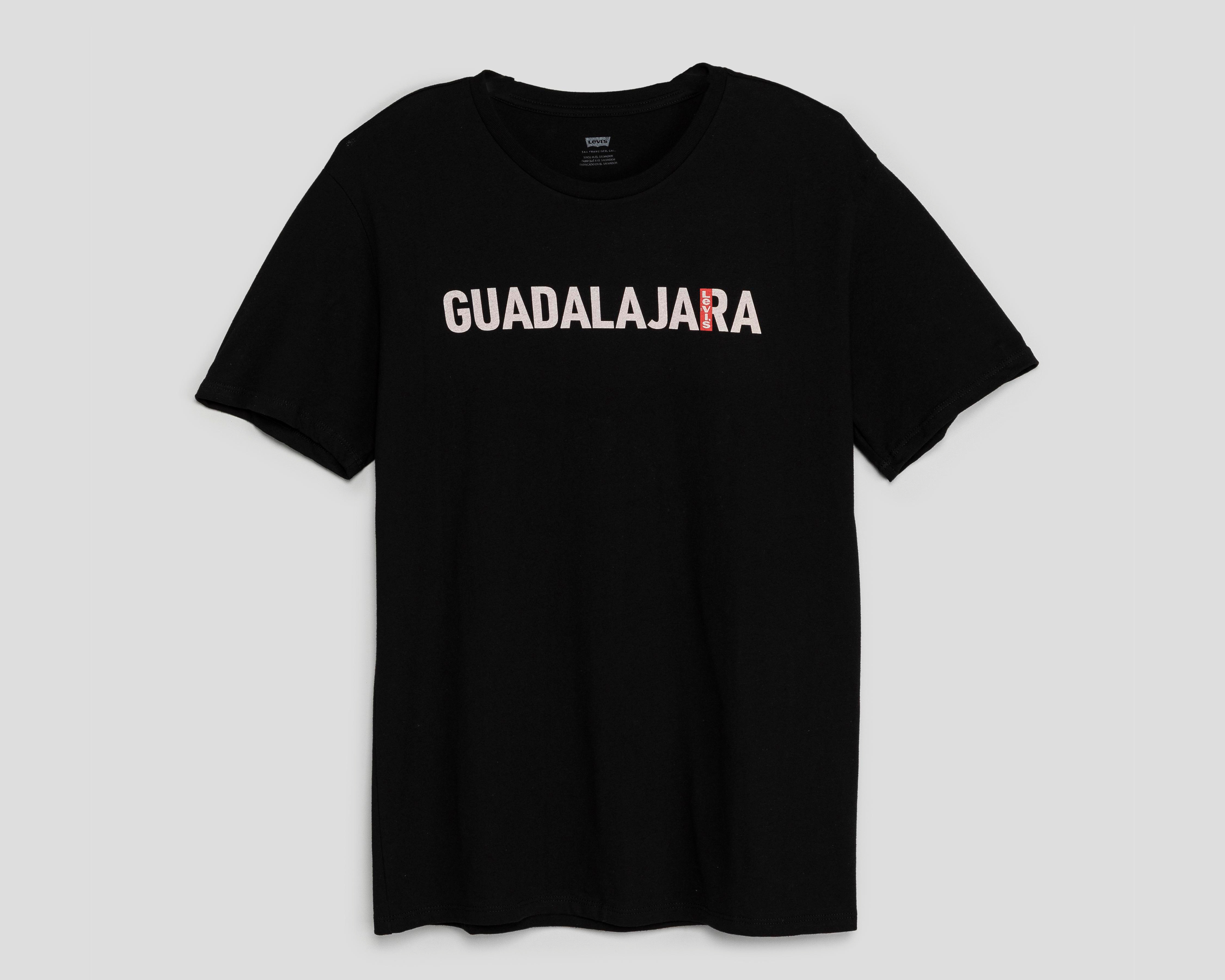 Foto 1 | Playera de Cuello Redondo Negra Levi's para Hombre