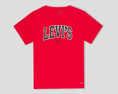 Foto 1 | Playera Cuello Redondo Roja Levi's para Hombre
