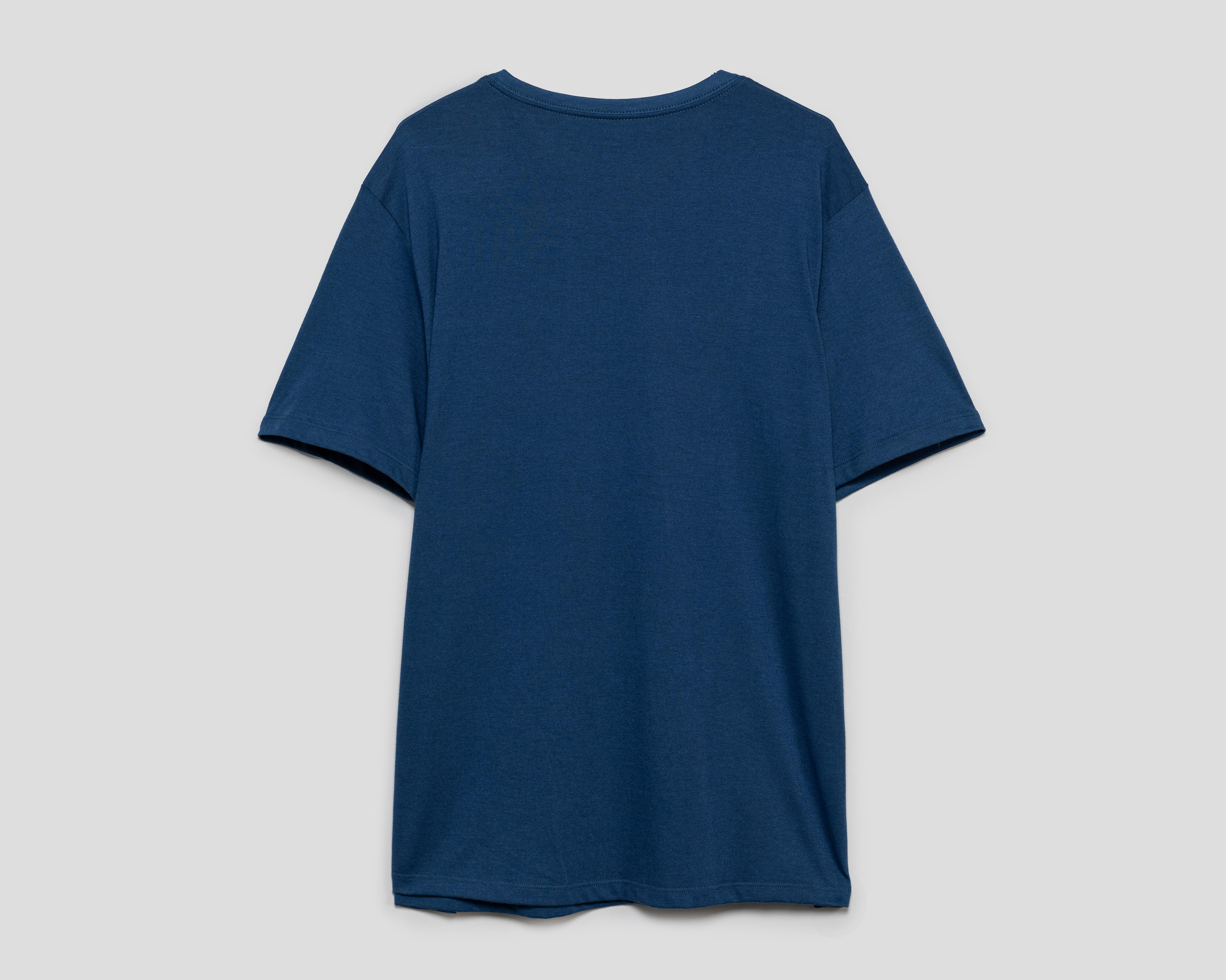 Foto 3 pulgar | Playera de Cuello Redondo Azul Levi's para Hombre