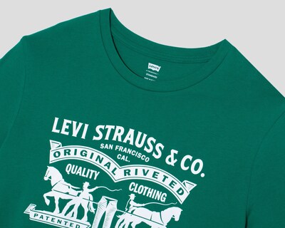 Foto 3 | Playera de Cuello Redondo Verde Levi's para Hombre