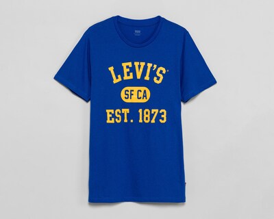 Foto 1 | Playera de Cuello Redondo Azul Levi's para Hombre
