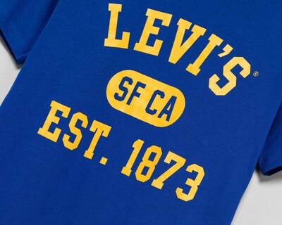 Foto 3 | Playera de Cuello Redondo Azul Levi's para Hombre
