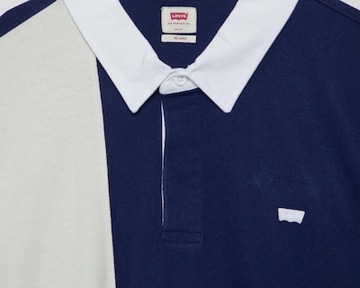 Foto 3 | Playera Polo Levi's Manga Larga Azul para Hombre