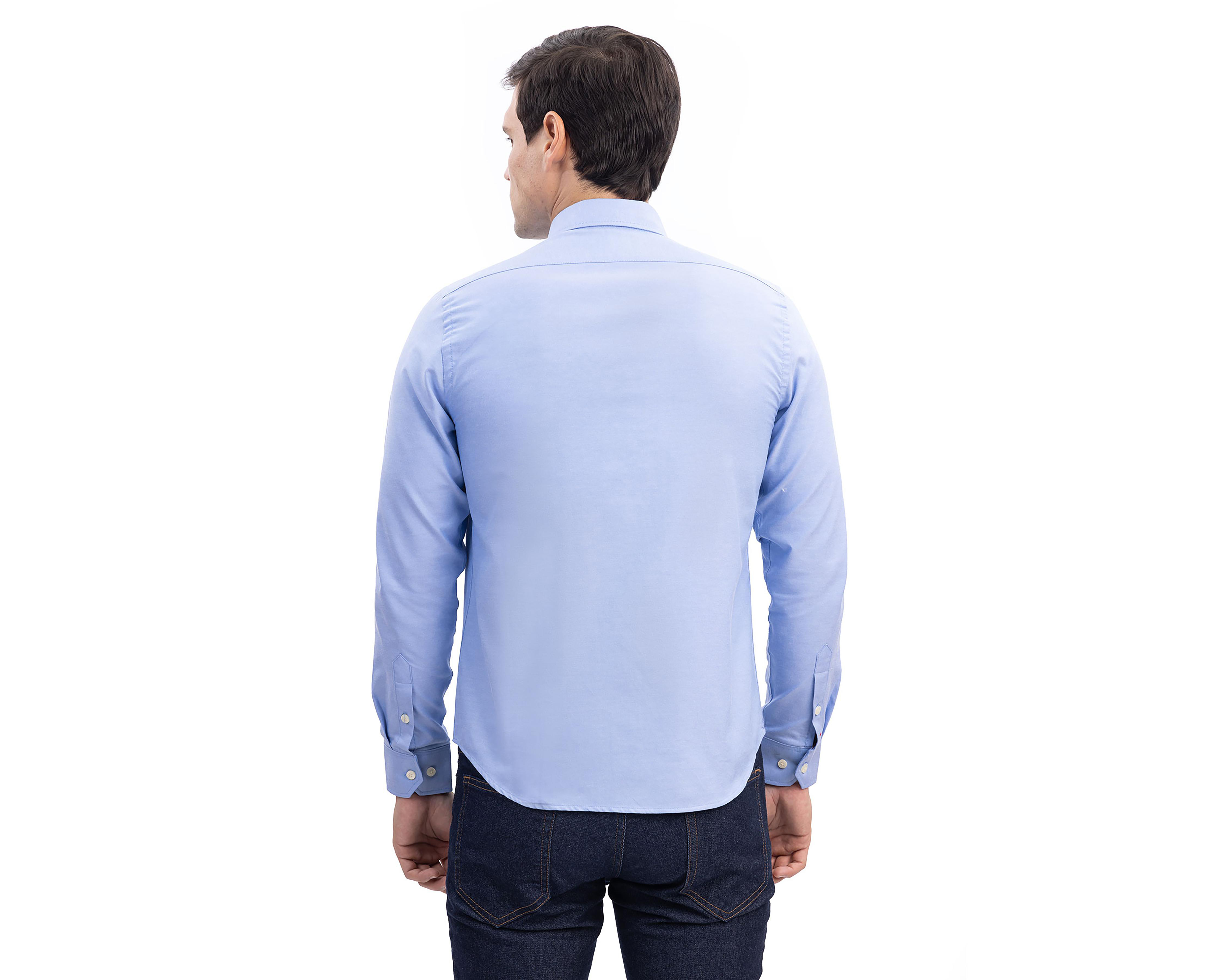 Foto 2 | Camisa Casual Nautica Jeans Co Regular Fit Lisa para Hombre