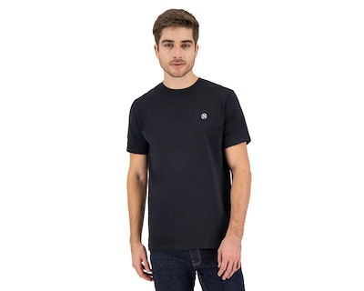 Foto 1 | Playera Cuello Redondo Negra Nautica Jeans Co para Hombre