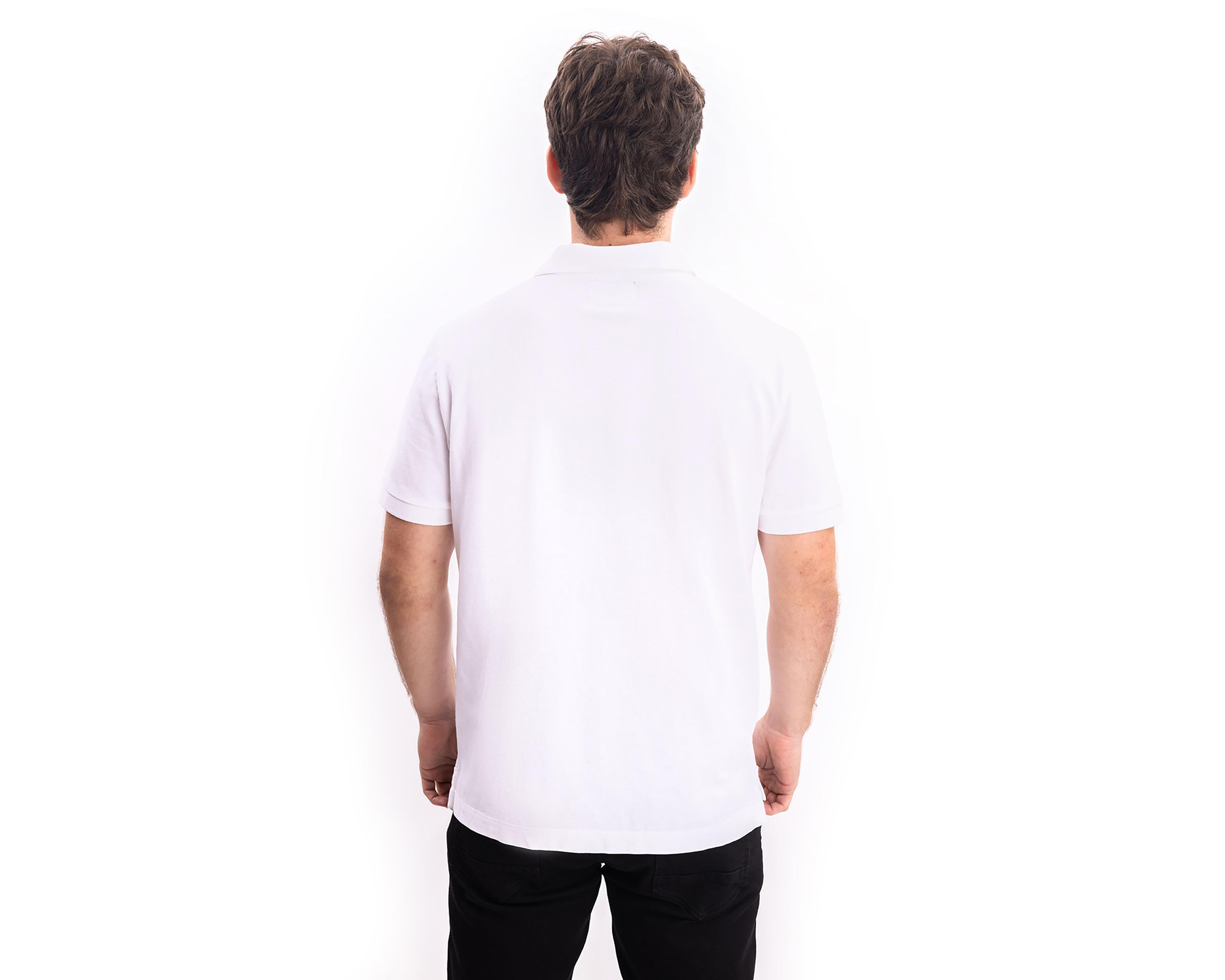 Foto 2 | Playera Polo Nautica Jeans Co Blanca para Hombre