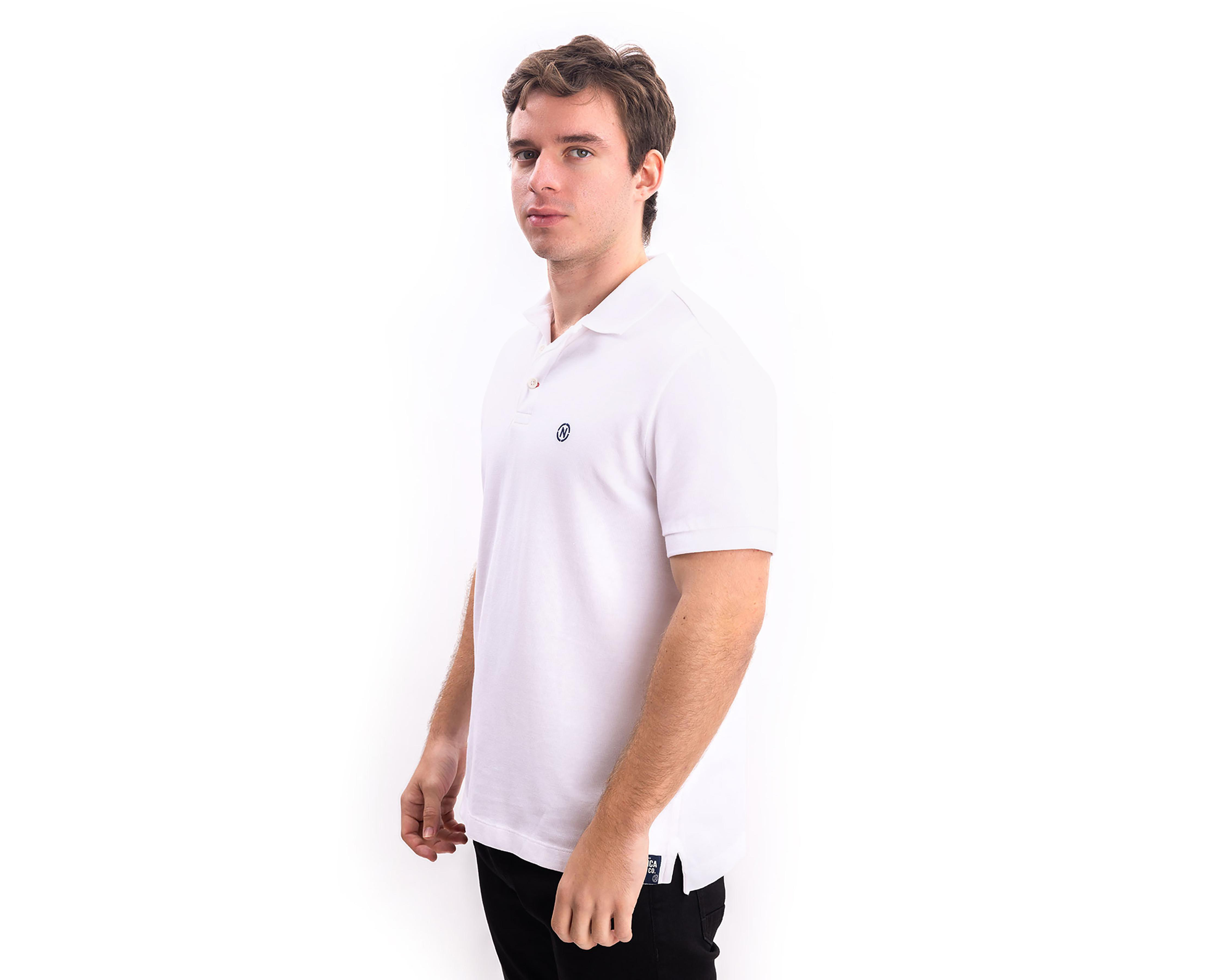 Foto 4 pulgar | Playera Polo Nautica Jeans Co Blanca para Hombre
