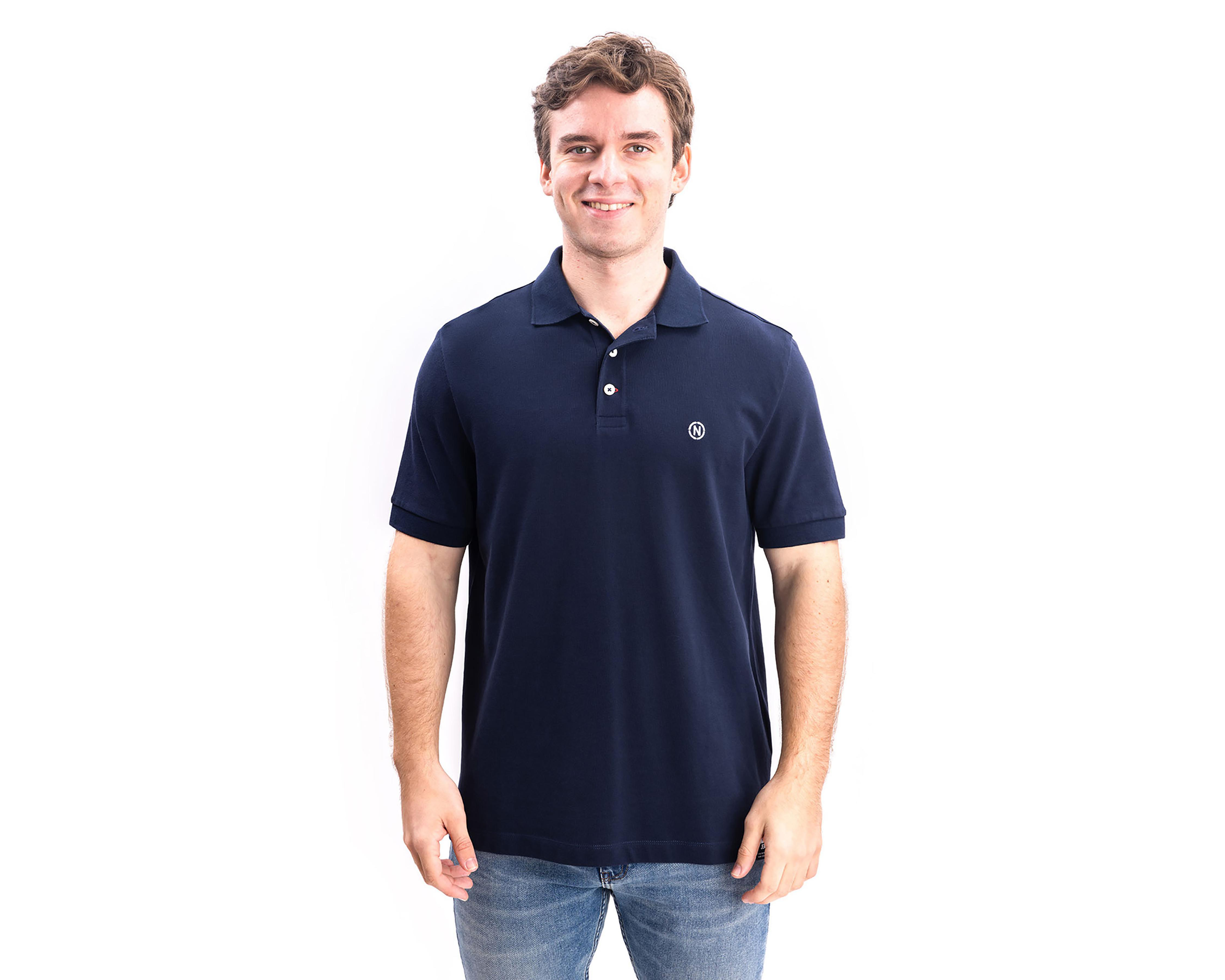 Foto 2 pulgar | Playera Polo Nautica Jeans Co Azul para Hombre