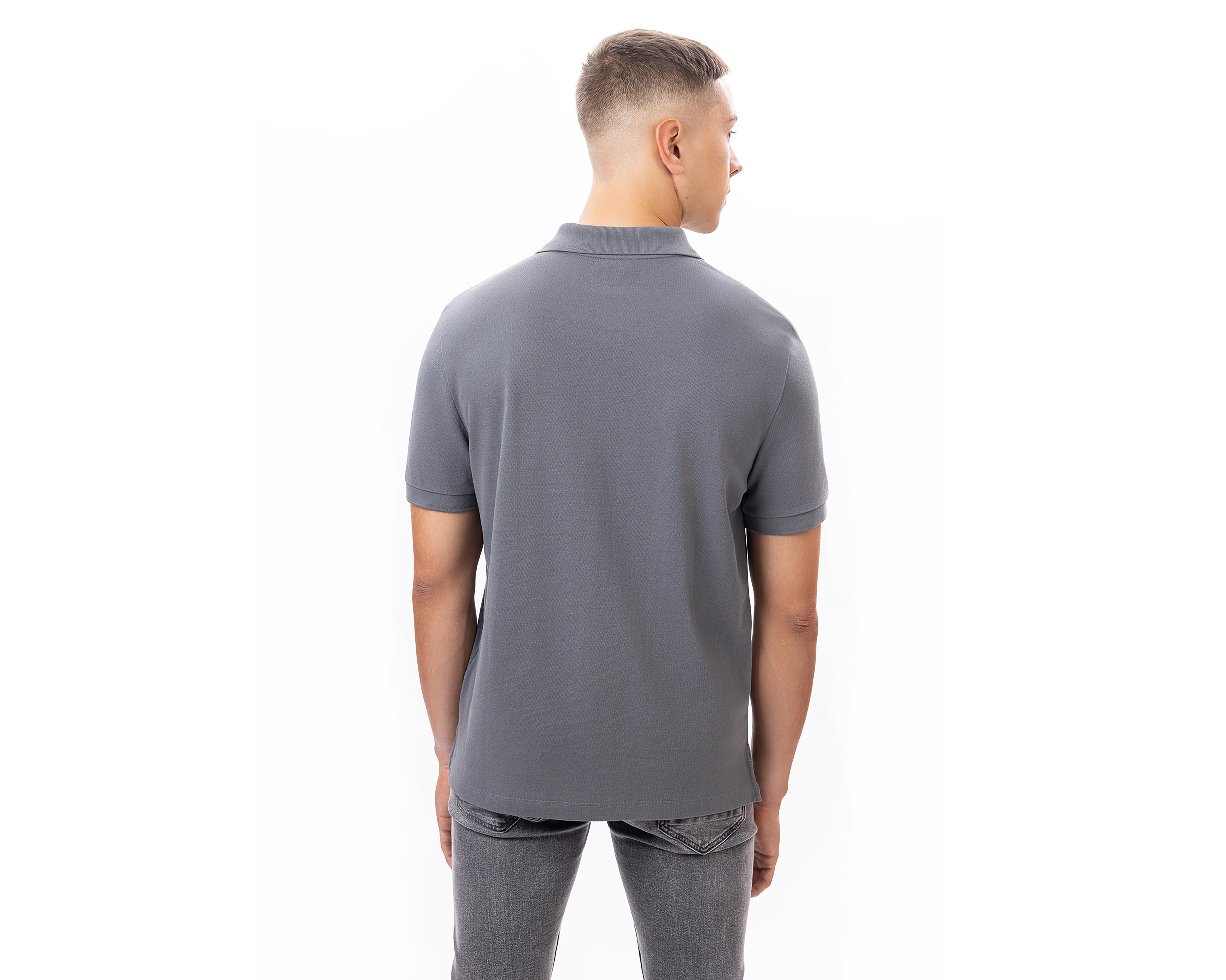 Foto 3 pulgar | Playera Polo Nautica Jeans Co Gris para Hombre