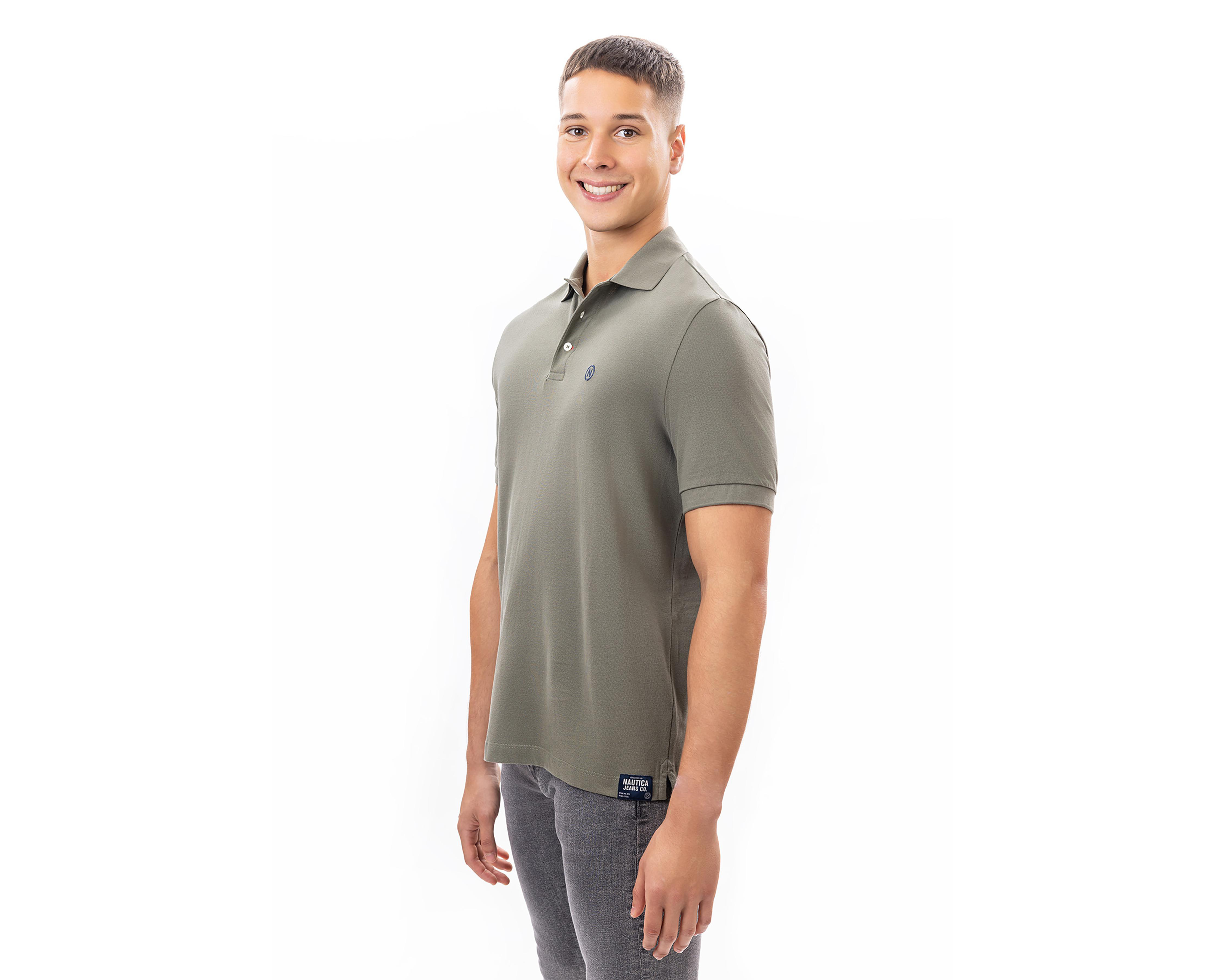 Foto 4 pulgar | Playera Polo Nautica Jeans Co Verde para Hombre
