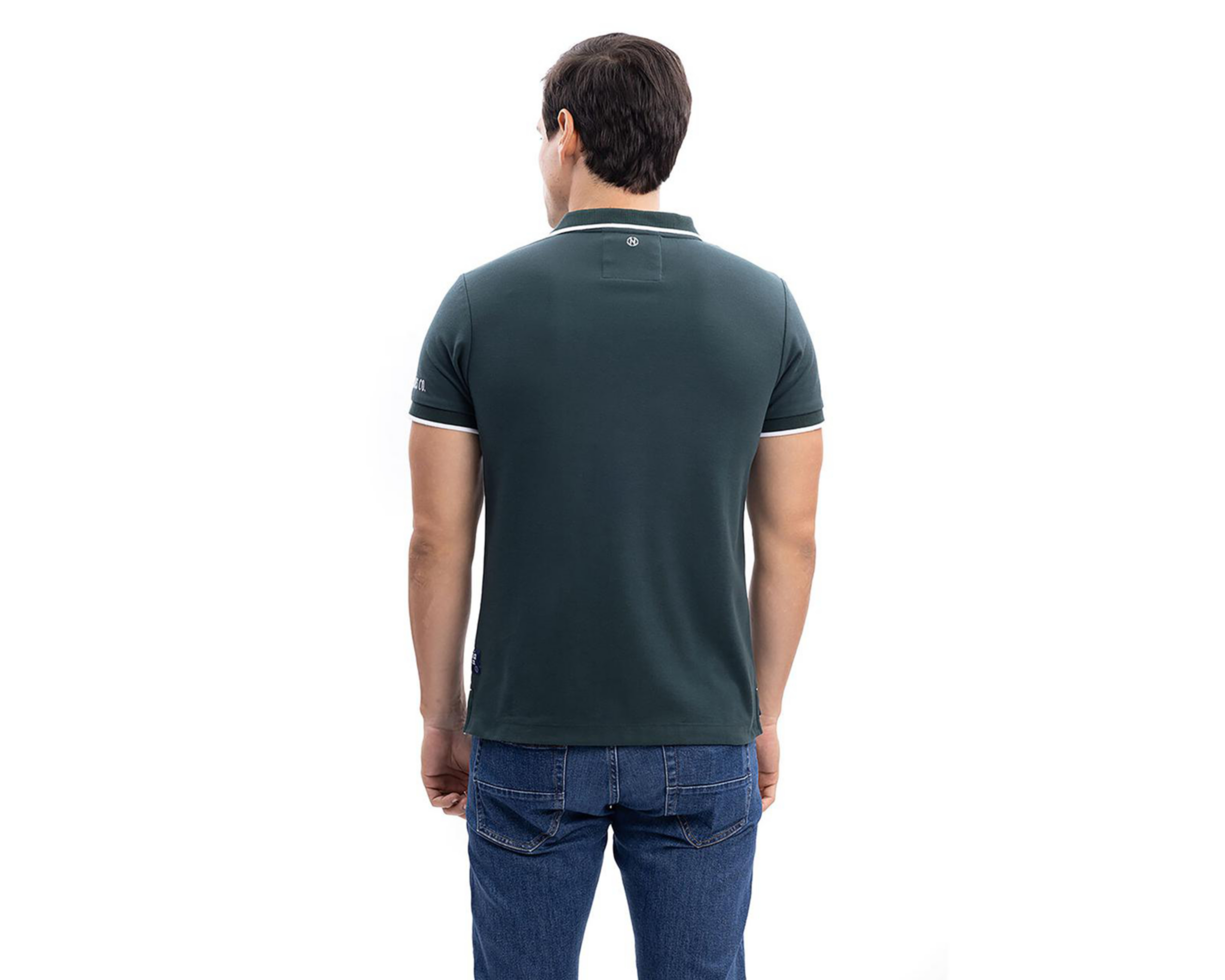Foto 3 pulgar | Playera Polo Nautica Jeans Co Verde para Hombre