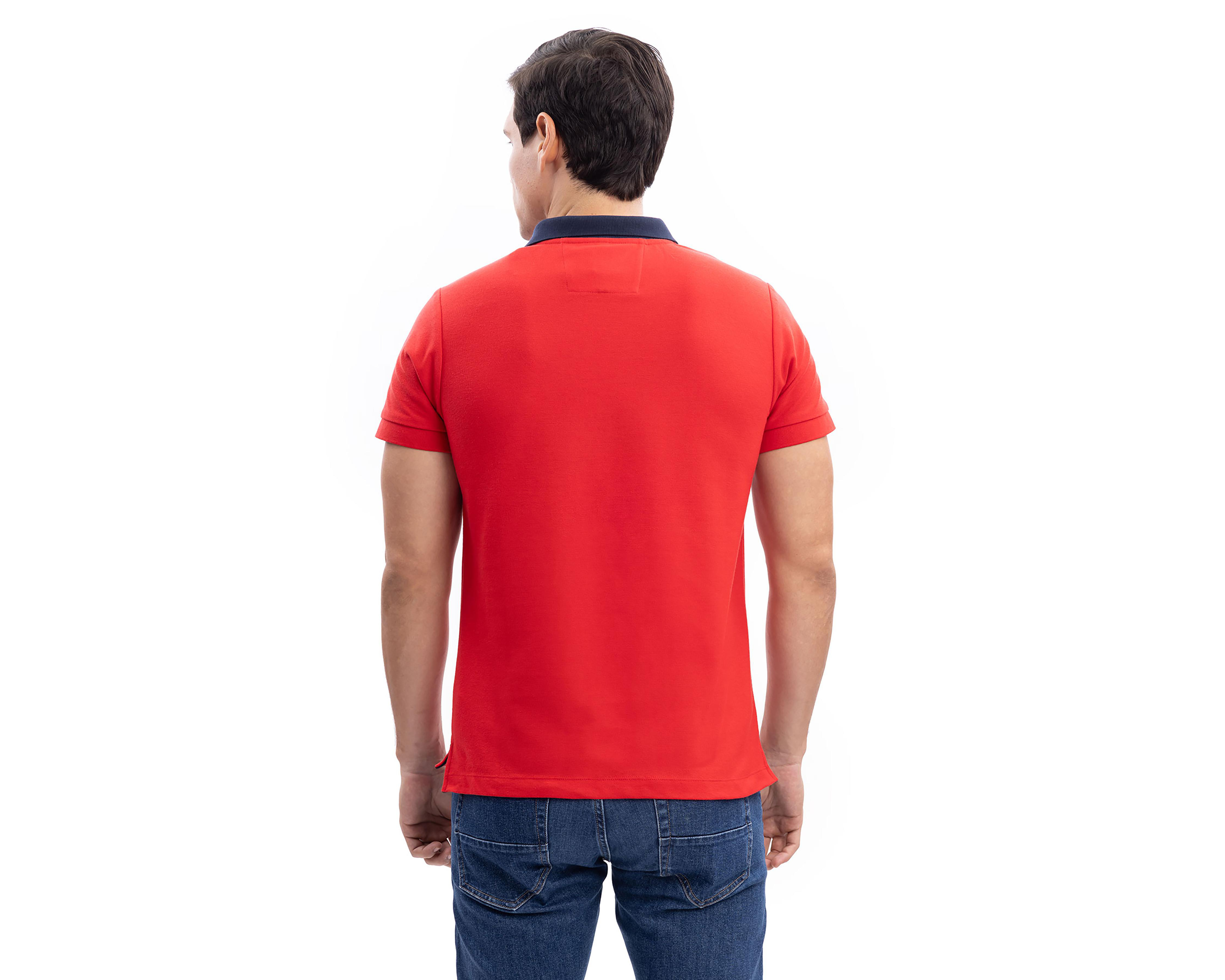 Foto 3 pulgar | Playera Polo Nautica Jeans Co Roja para Hombre