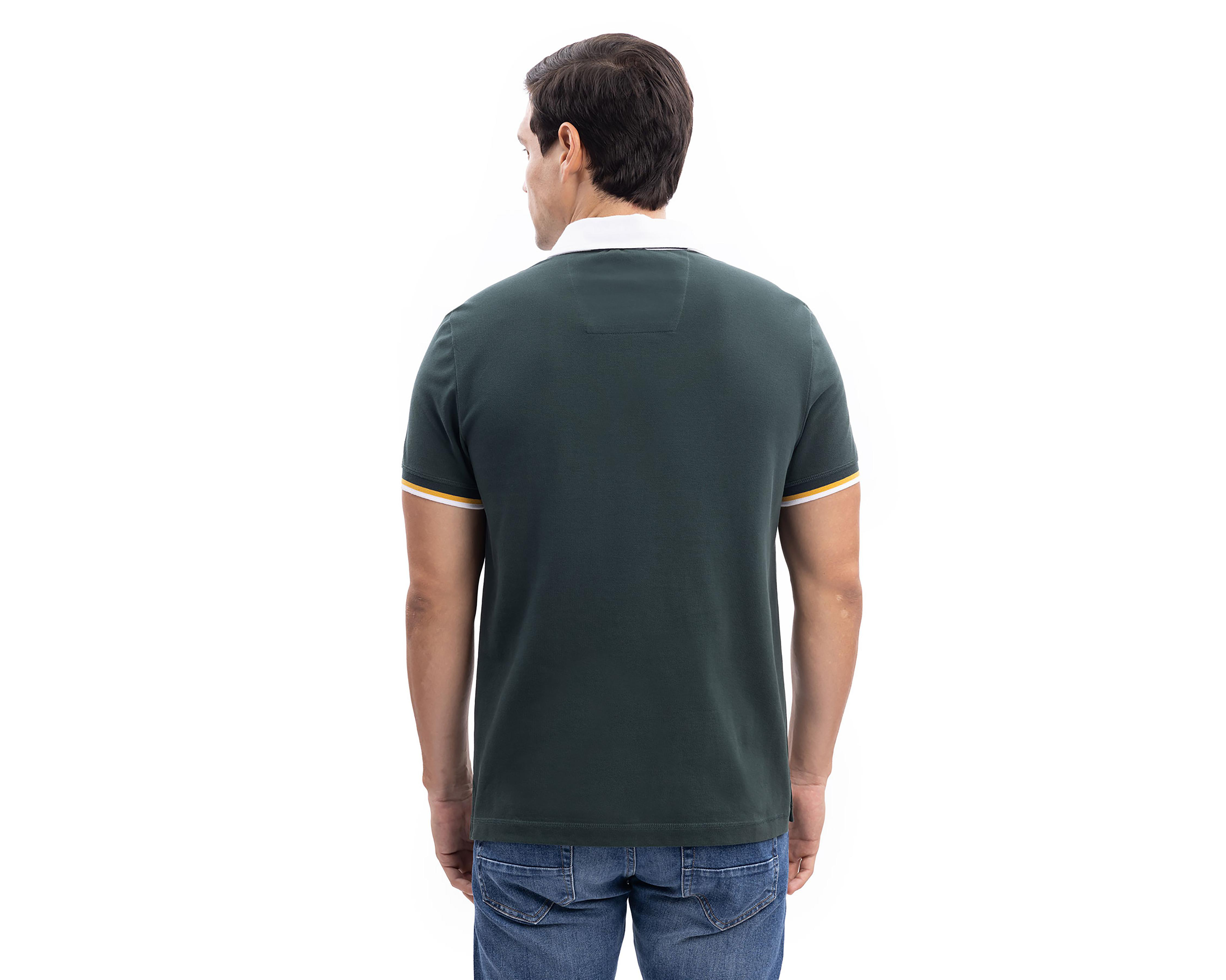 Foto 3 pulgar | Playera Polo Nautica Jeans Co Verde para Hombre