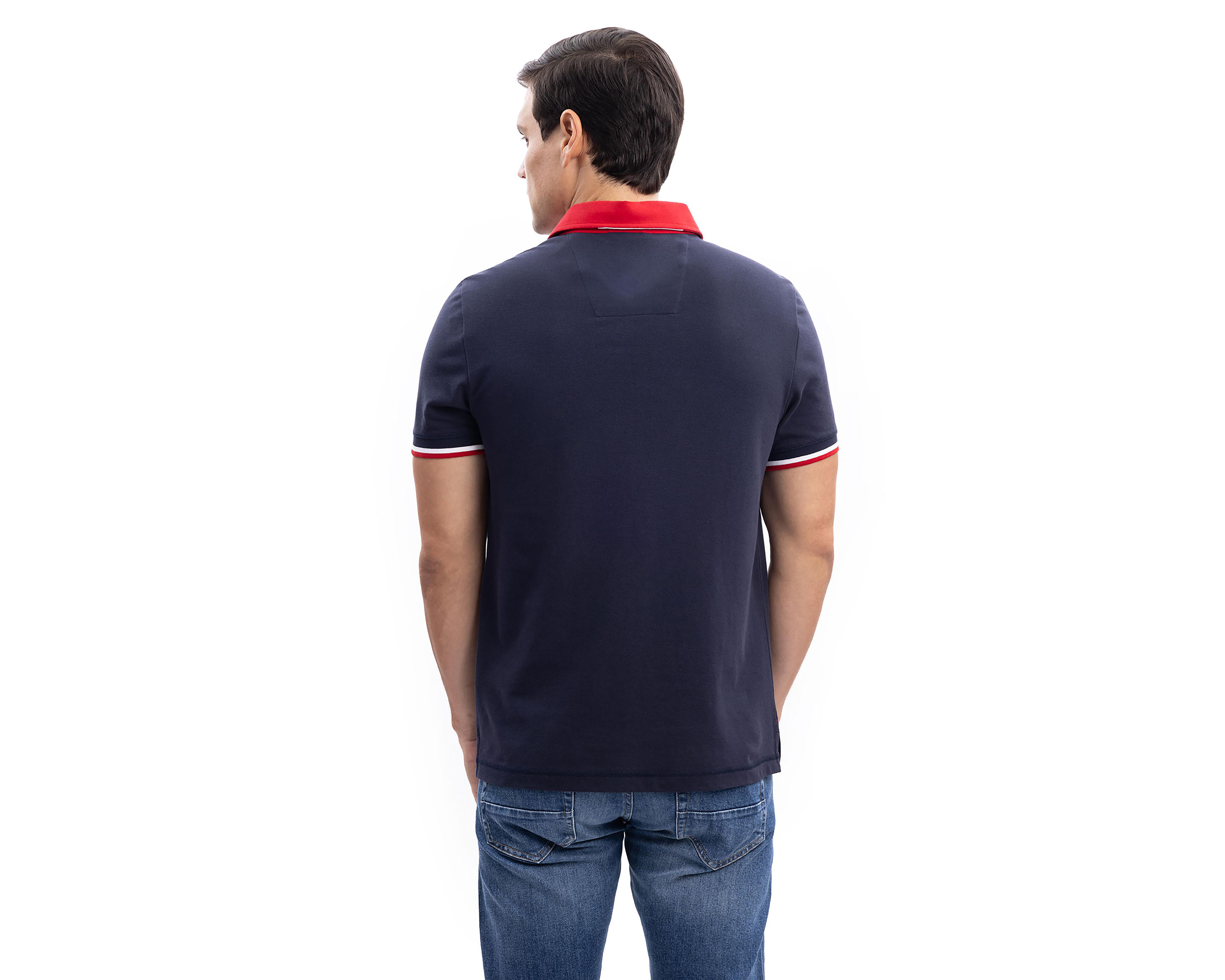Foto 3 pulgar | Playera Polo Nautica Jeans Co Azul Marino para Hombre