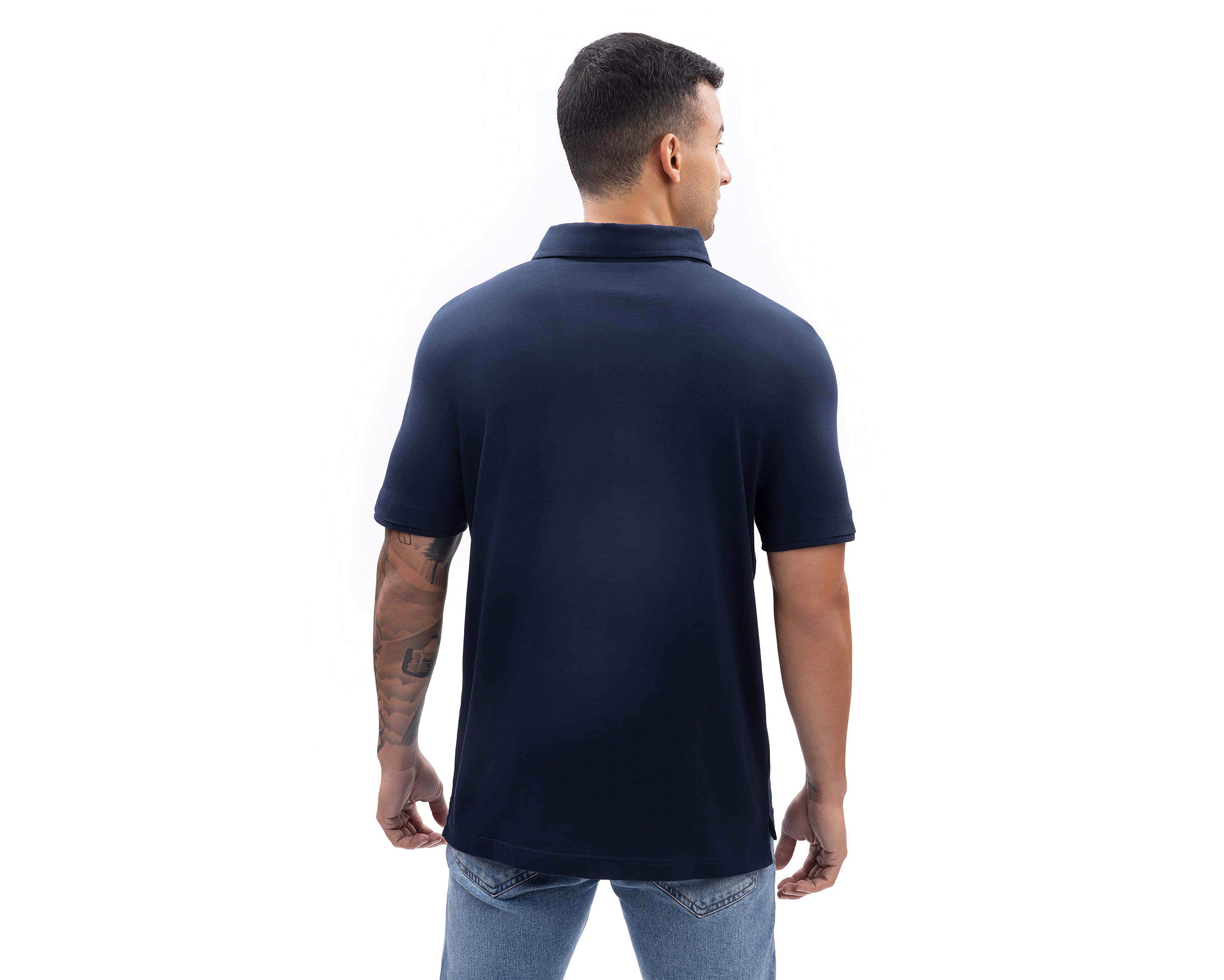 Foto 3 pulgar | Playera Polo Nautica Jeans Co Azul Marino para Hombre