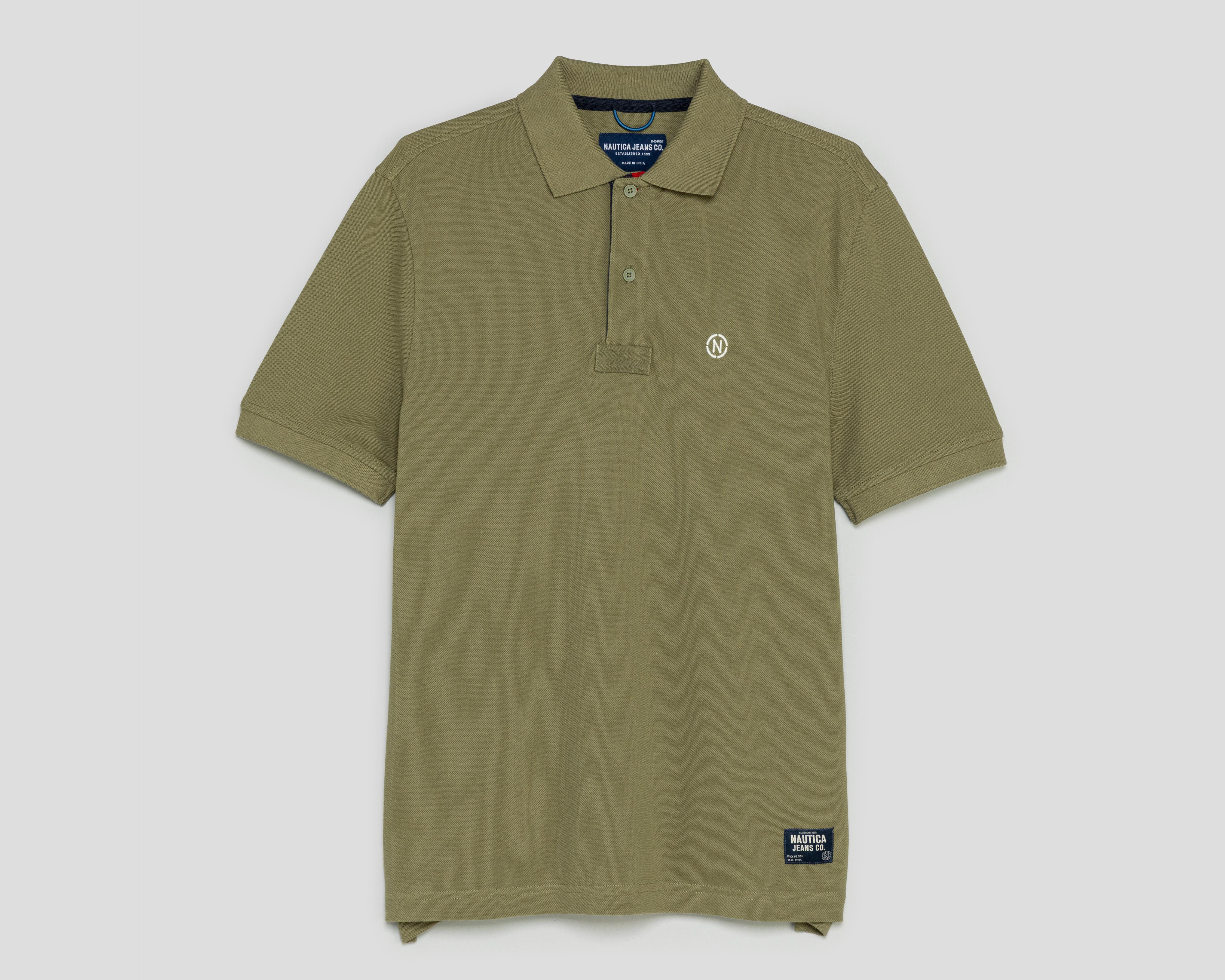 Foto 2 pulgar | Playera Polo Nautica Jeans Co Verde para Hombre