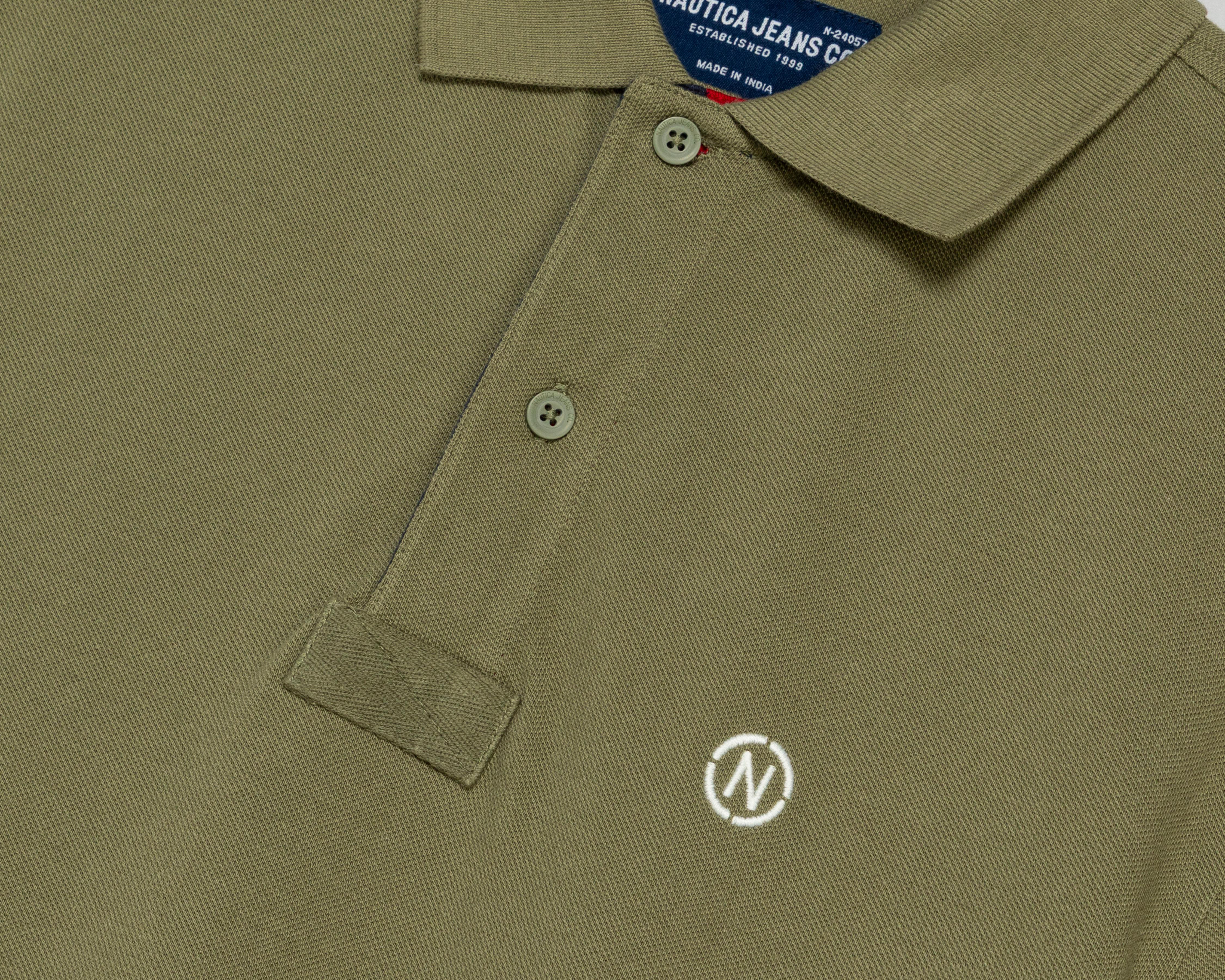 Foto 4 pulgar | Playera Polo Nautica Jeans Co Verde para Hombre