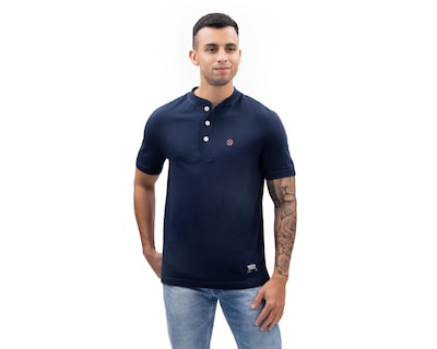 Foto 1 | Playera Polo Nautica Jeans Co Cuello Mao Azul Marino para Hombre